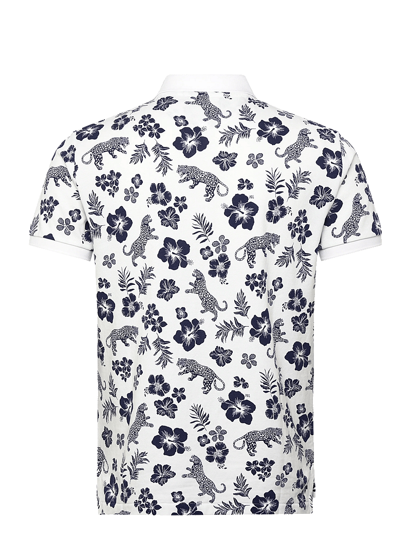 Polo Ralph Lauren - Custom Slim Fit Tropical Mesh Polo Shirt - kortærmede poloer - midscale jaguar t - 1