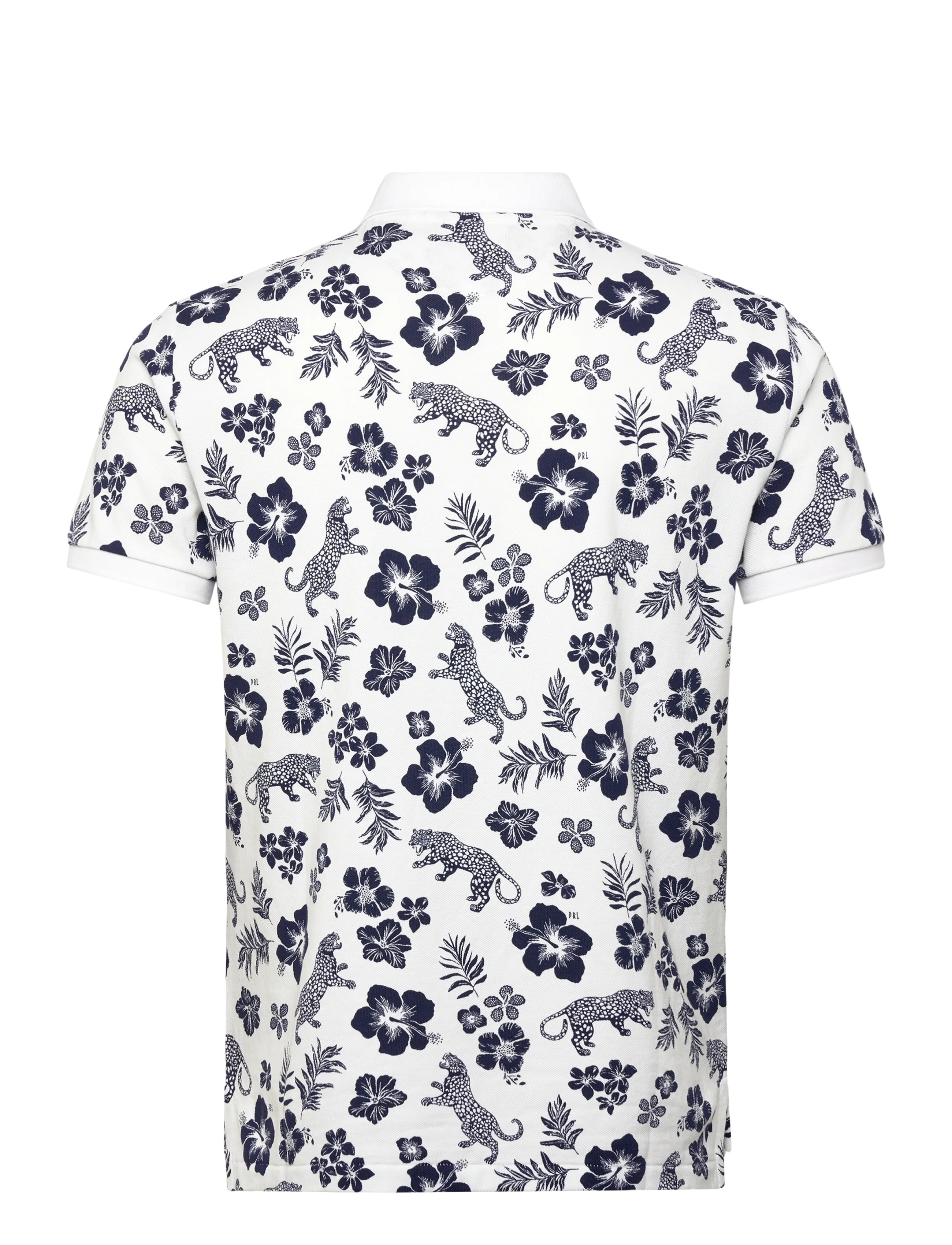 Polo Ralph Lauren - Custom Slim Fit Tropical Mesh Polo Shirt - krótki rękaw - midscale jaguar t - 1