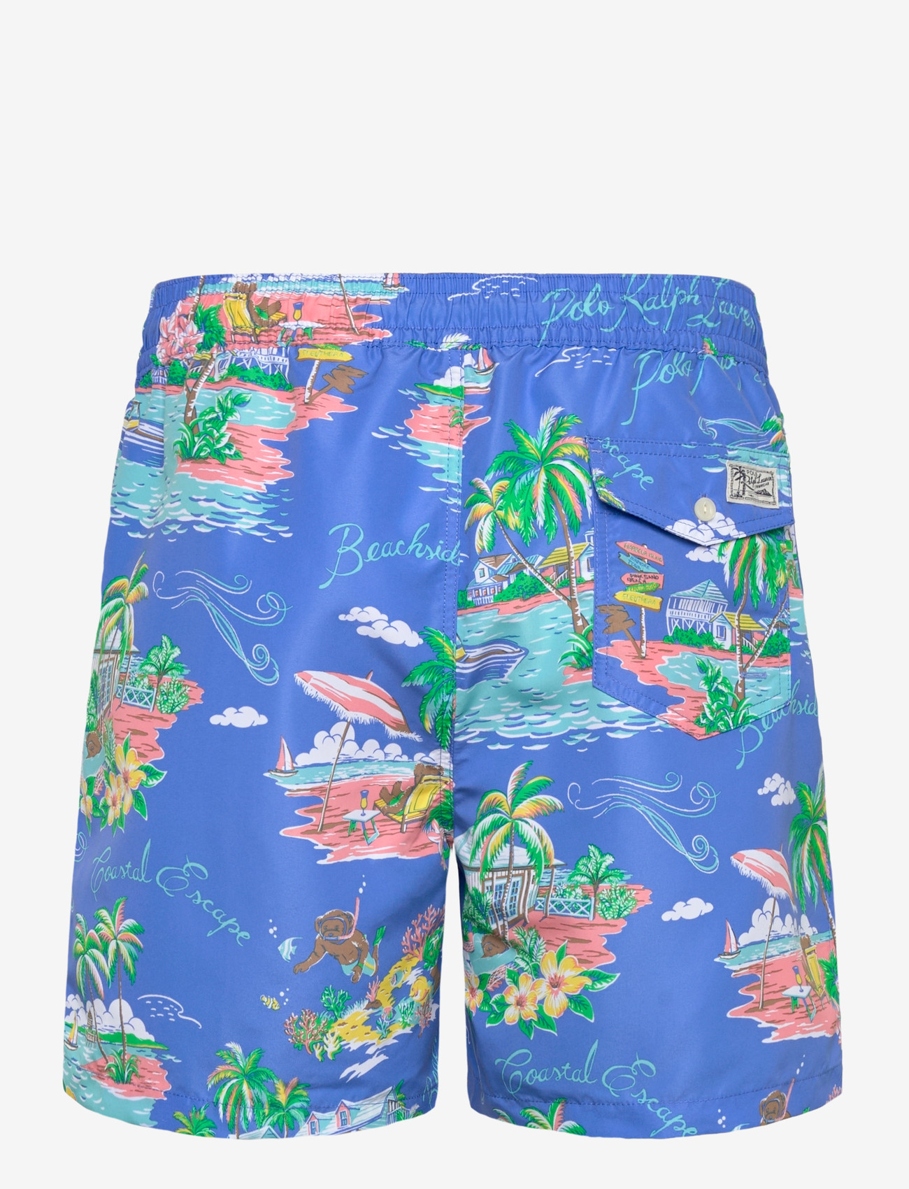Polo Ralph Lauren - 5.75-Inch Traveler Polo Bear Swim Trunk - badeshorts - bahamas bear - 1