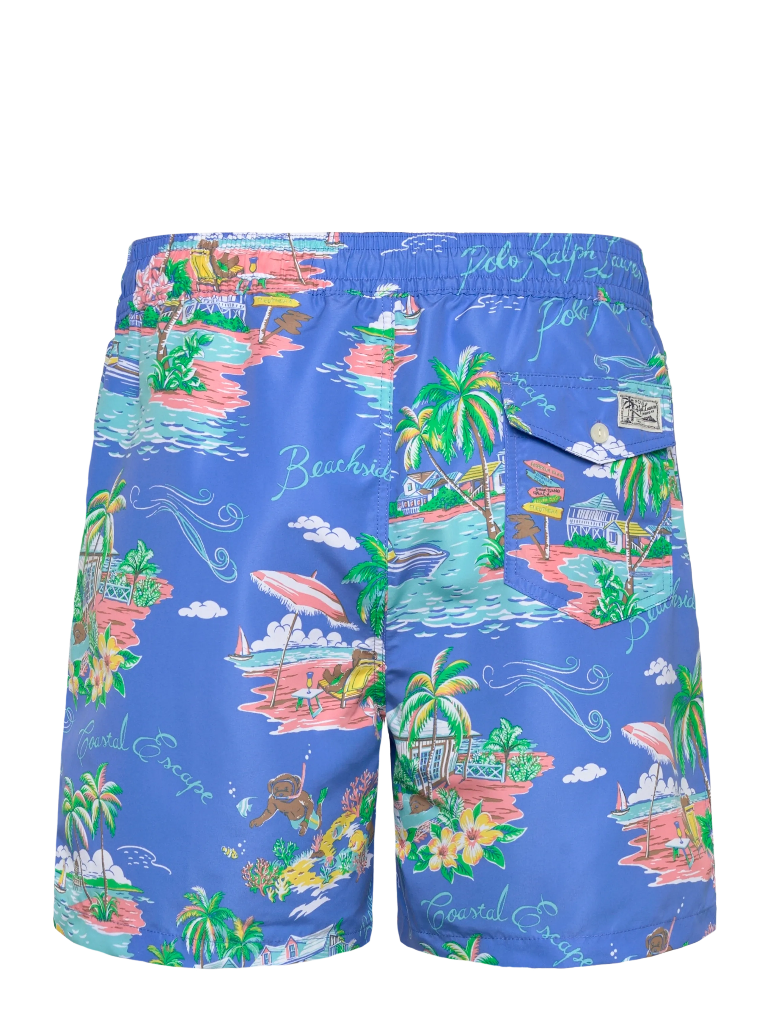Polo Ralph Lauren - 5.75-Inch Traveler Polo Bear Swim Trunk - szorty kąpielowe - bahamas bear - 1