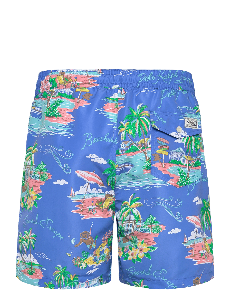 Polo Ralph Lauren - 5.75-Inch Traveler Polo Bear Swim Trunk - badshorts - bahamas bear - 1