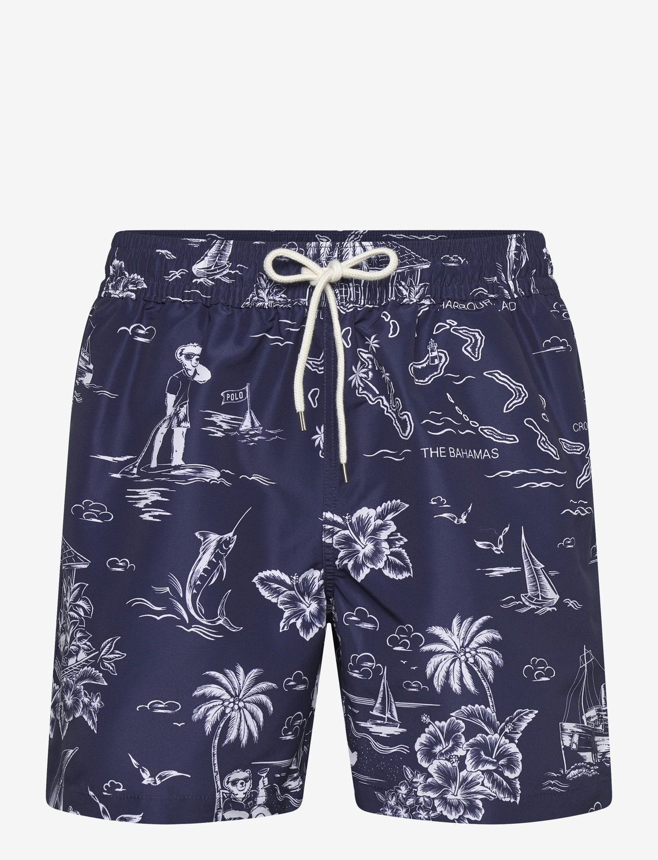 Polo Ralph Lauren - 5.75-Inch Traveler Polo Bear Swim Trunk - badeshorts - harbor island bea - 0