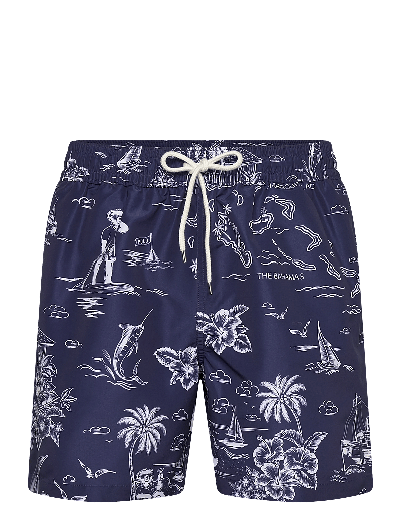 Polo Ralph Lauren - 5.75-Inch Traveler Polo Bear Swim Trunk - badehose - harbor island bea - 0