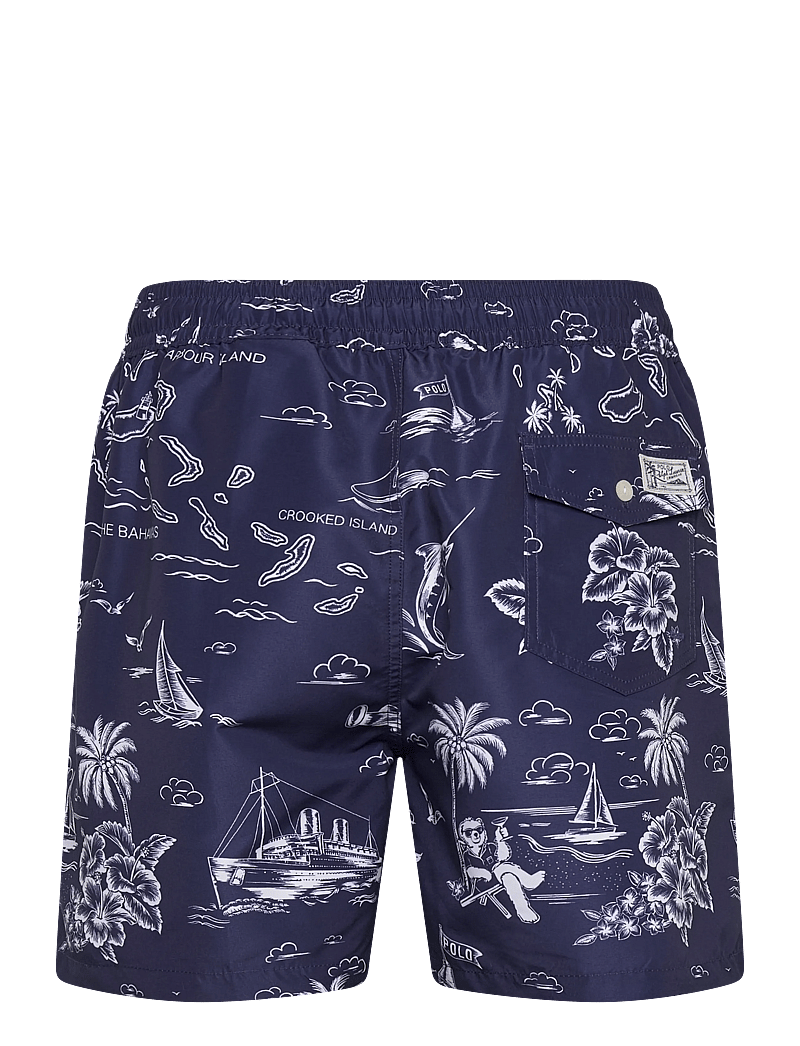 Polo Ralph Lauren - 5.75-Inch Traveler Polo Bear Swim Trunk - badehose - harbor island bea - 1