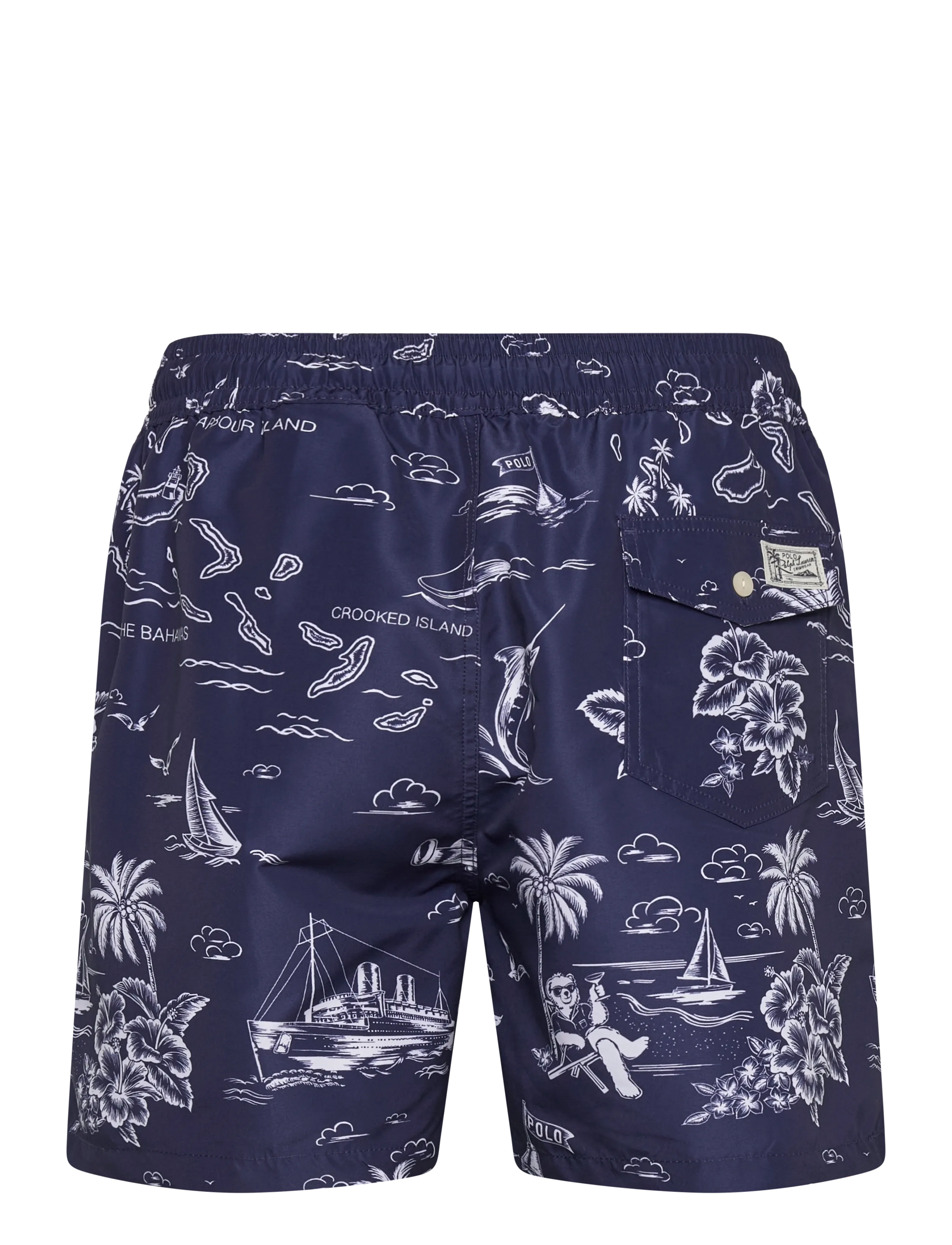 Polo Ralph Lauren - 5.75-Inch Traveler Polo Bear Swim Trunk - ujumispüksid - harbor island bea - 1