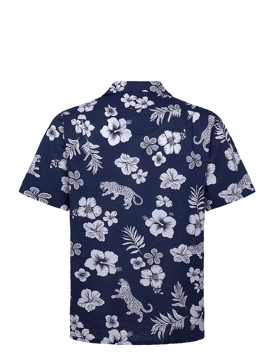 Polo Ralph Lauren - 40/1 SEERSUCKER-WVN-SHIRT - chemises à manches courtes - 7164 jaguar tropi - 1