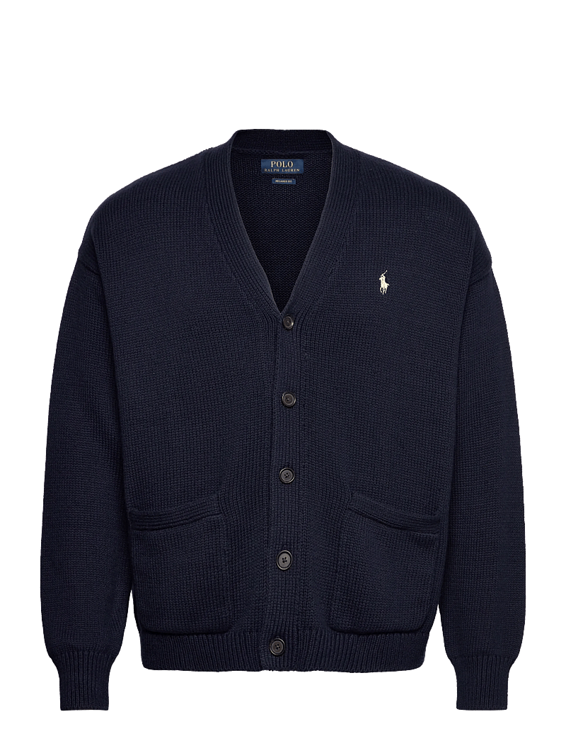 Polo Ralph Lauren - Relaxed Fit Cotton Cardigan - kardiganid - hunter navy - 0