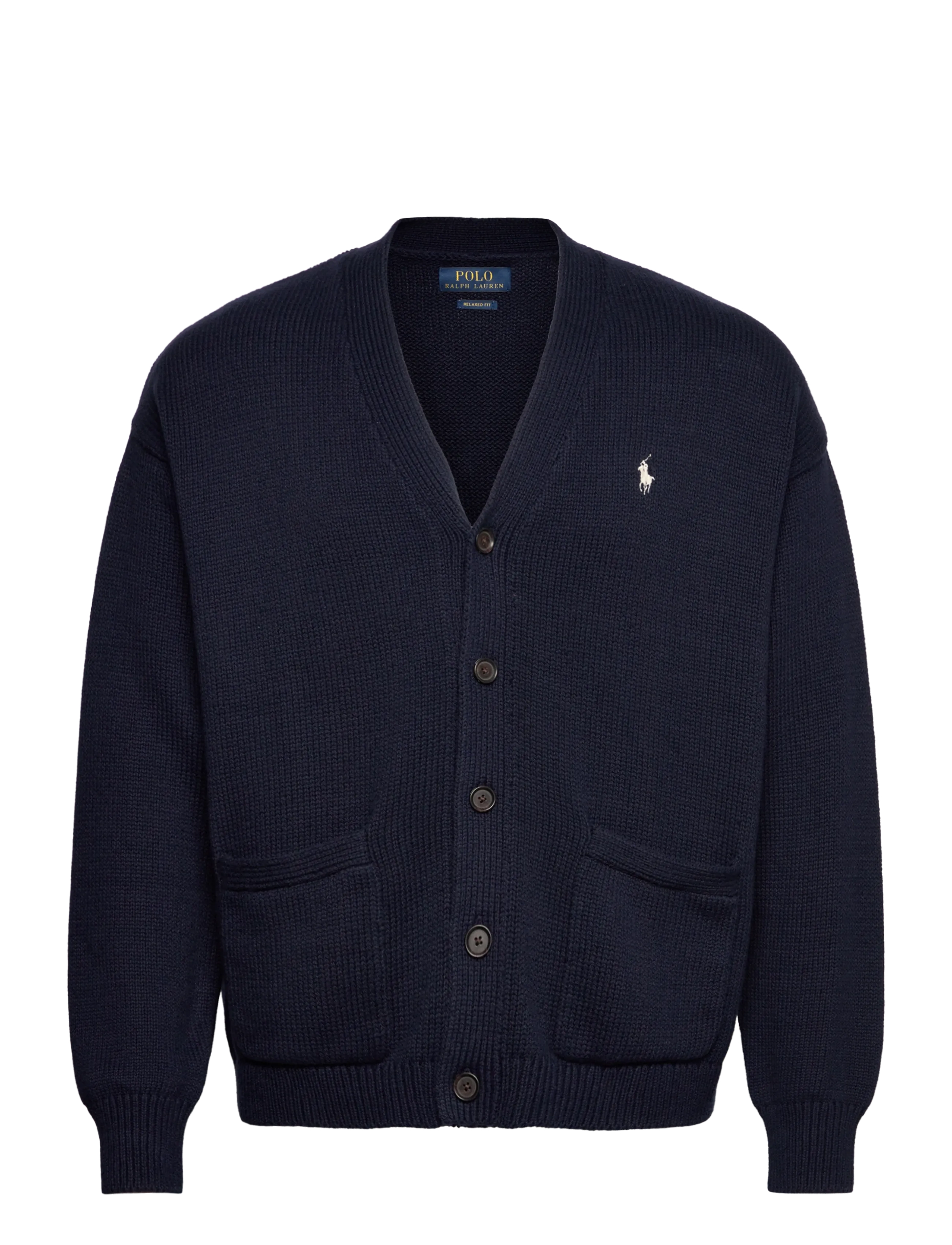 Polo Ralph Lauren COTTON-SWEATER-CARDIGAN - Strickmode - HUNTER NAVY / navy