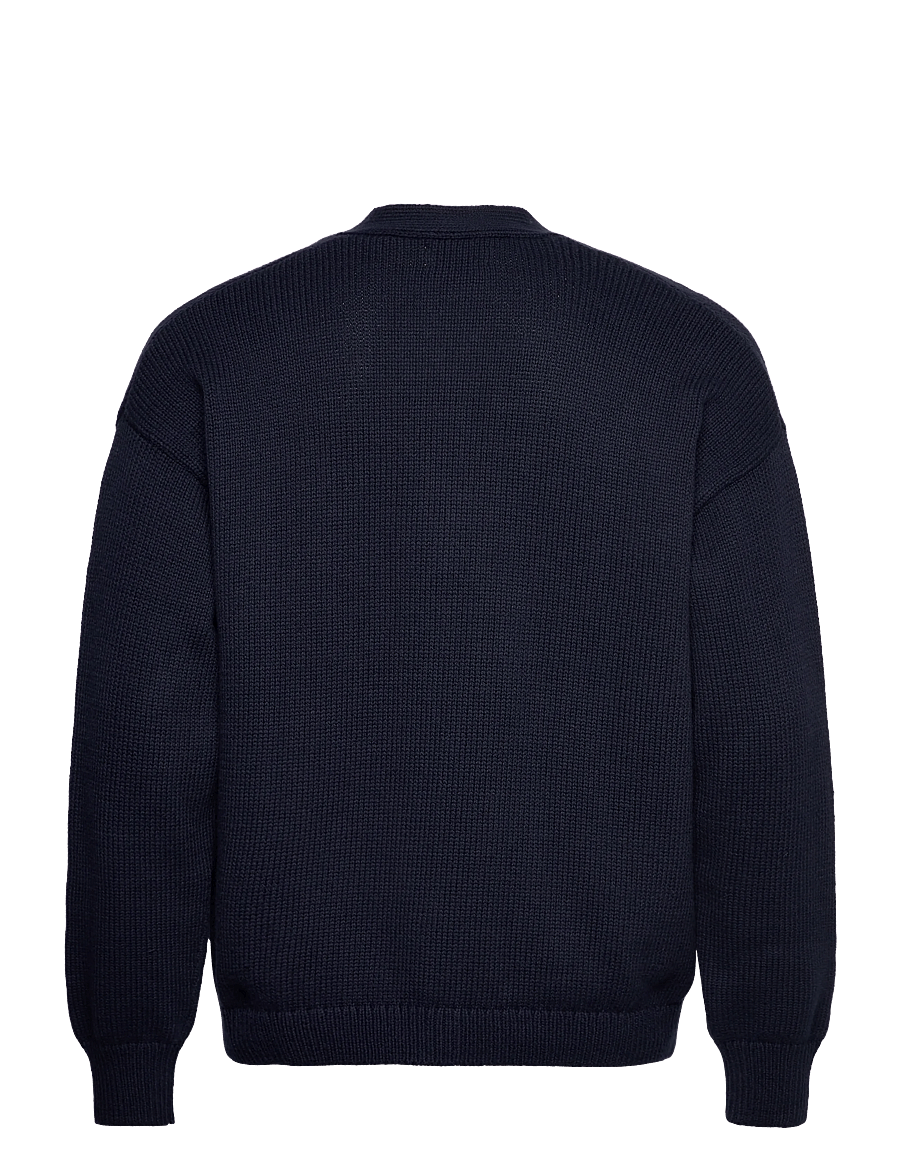 Polo Ralph Lauren - COTTON-SWEATER-CARDIGAN - cardigans - hunter navy - 1