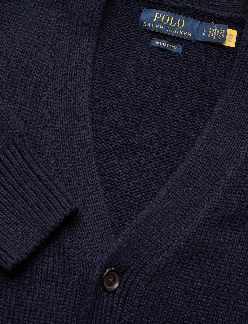 Polo Ralph Lauren - Relaxed Fit Cotton Cardigan - kardiganid - hunter navy - 2