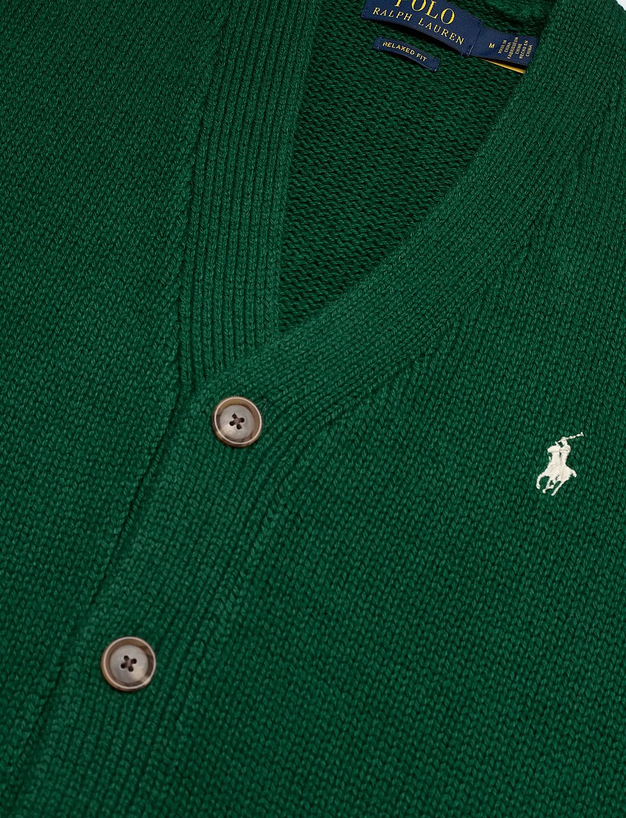 Polo Ralph Lauren - COTTON-SWEATER-CARDIGAN - cardigans - new forest - 2