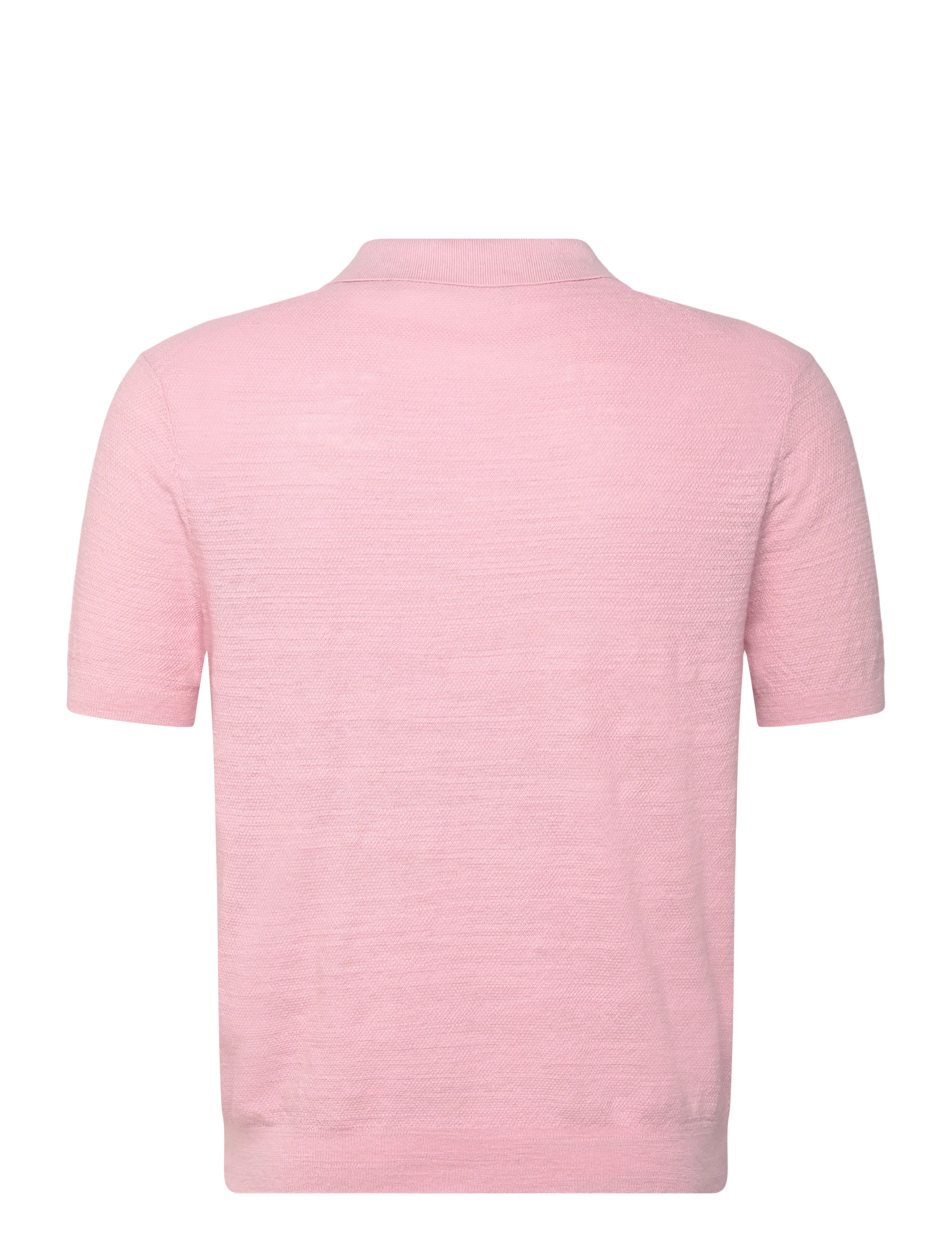 Cotton-Linen Polo-Collar Sweater 2