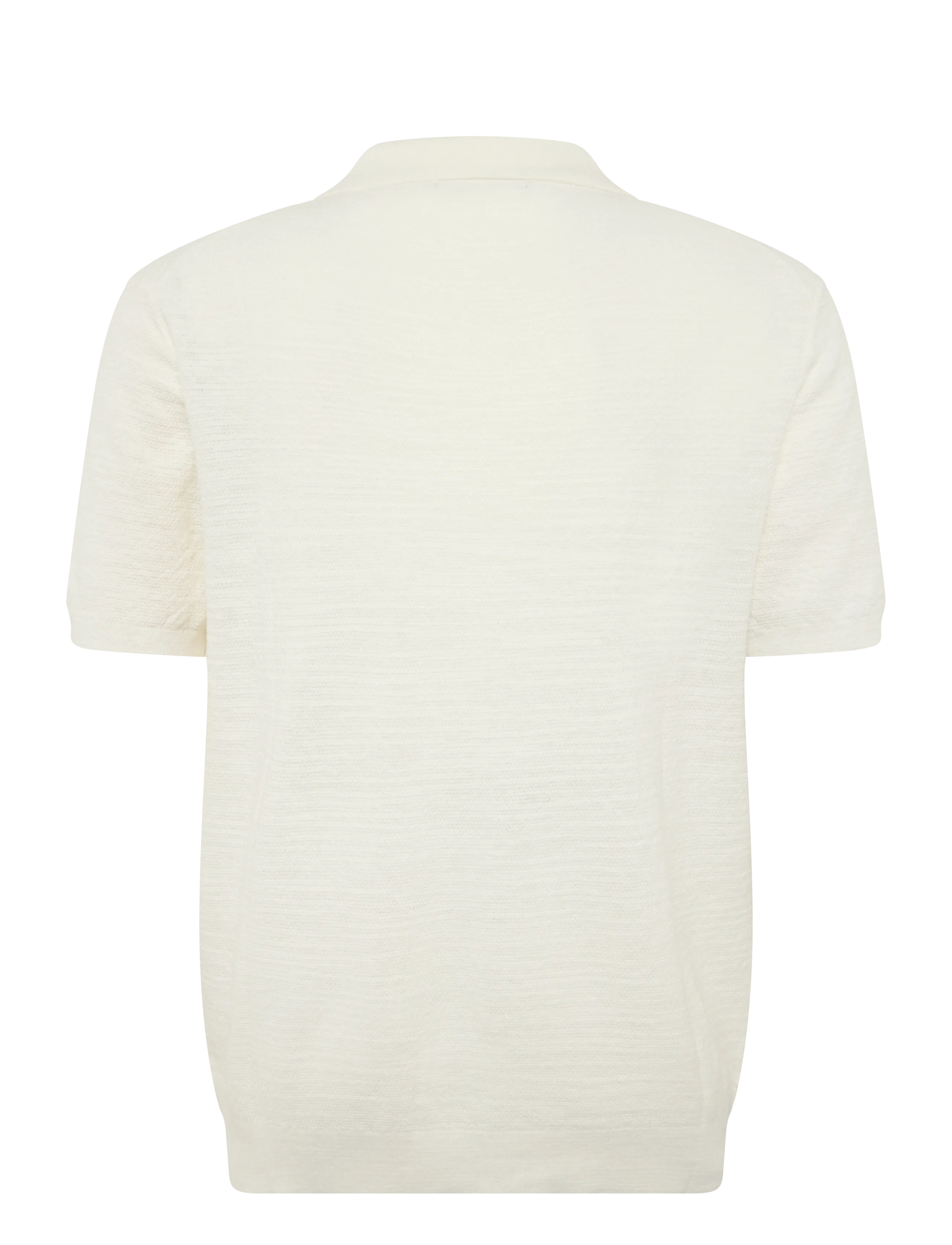 Polo Ralph Lauren - Cotton-Linen Polo-Collar Sweater - short-sleeved polos - deckwash white/an - 2