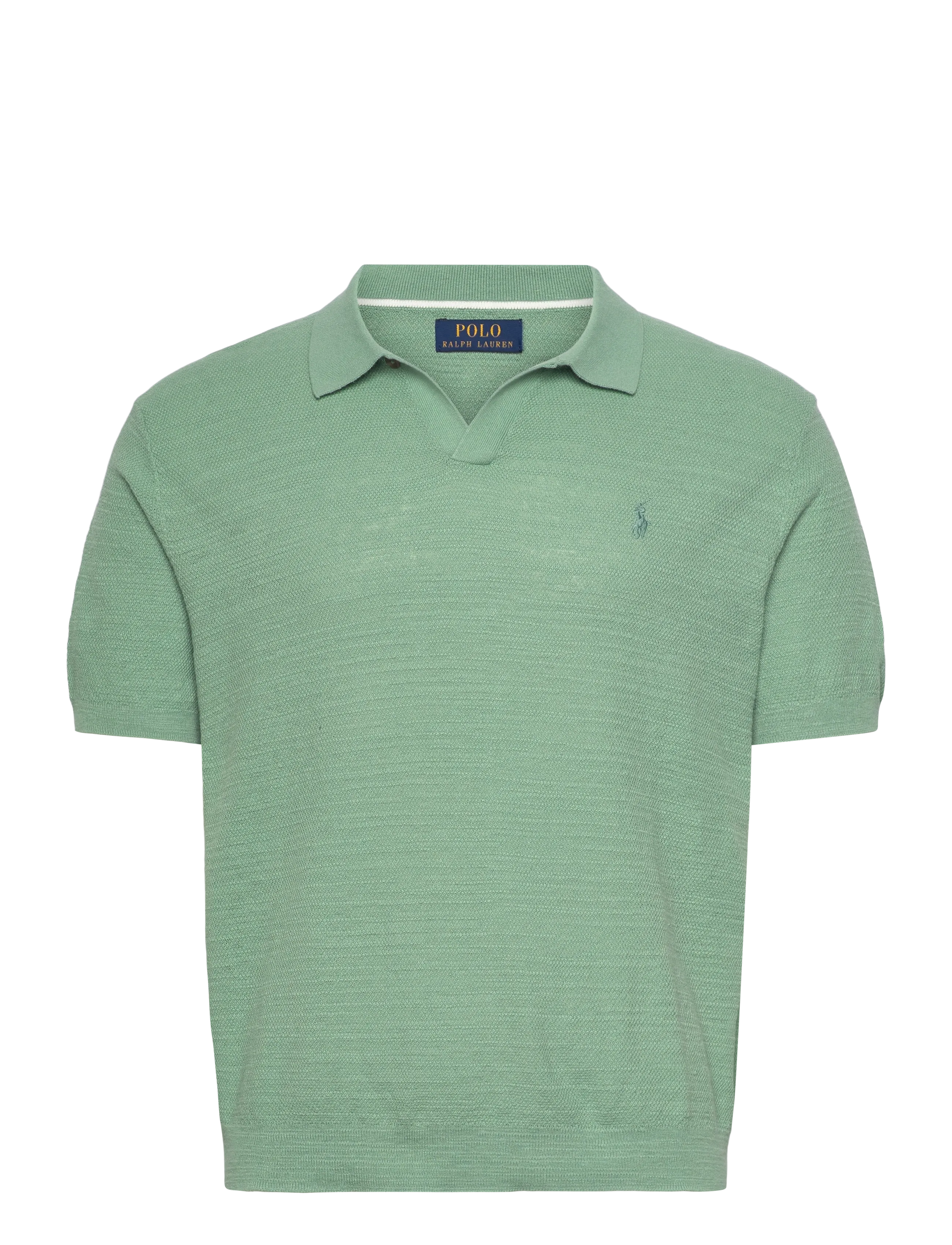 Polo Ralph Lauren Textured Cotton-Linen Sweater, Mænd, Polo Sweater, Grøn, Str: XL