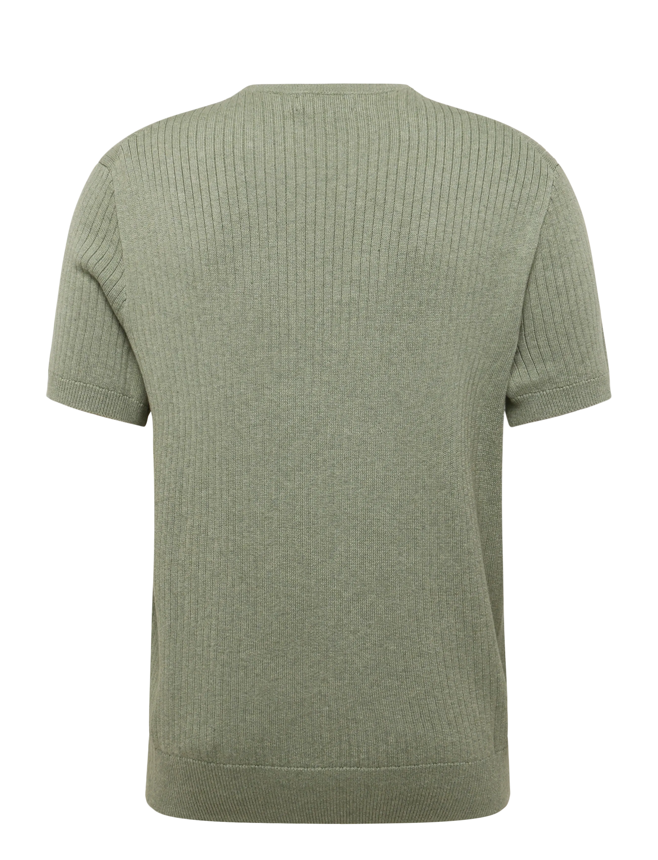 Polo Ralph Lauren - Rib-Knit Cotton Short-Sleeve Sweater - kortärmade t-shirts - fern green heathe - 2