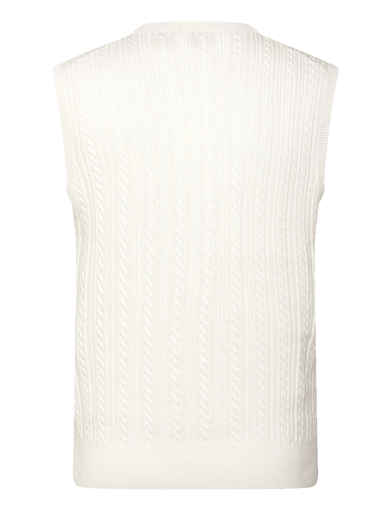 Polo Ralph Lauren - 32/2 COTTON-SWEATER-PULLOVER - gestrickte westen - deckwash white w - 1