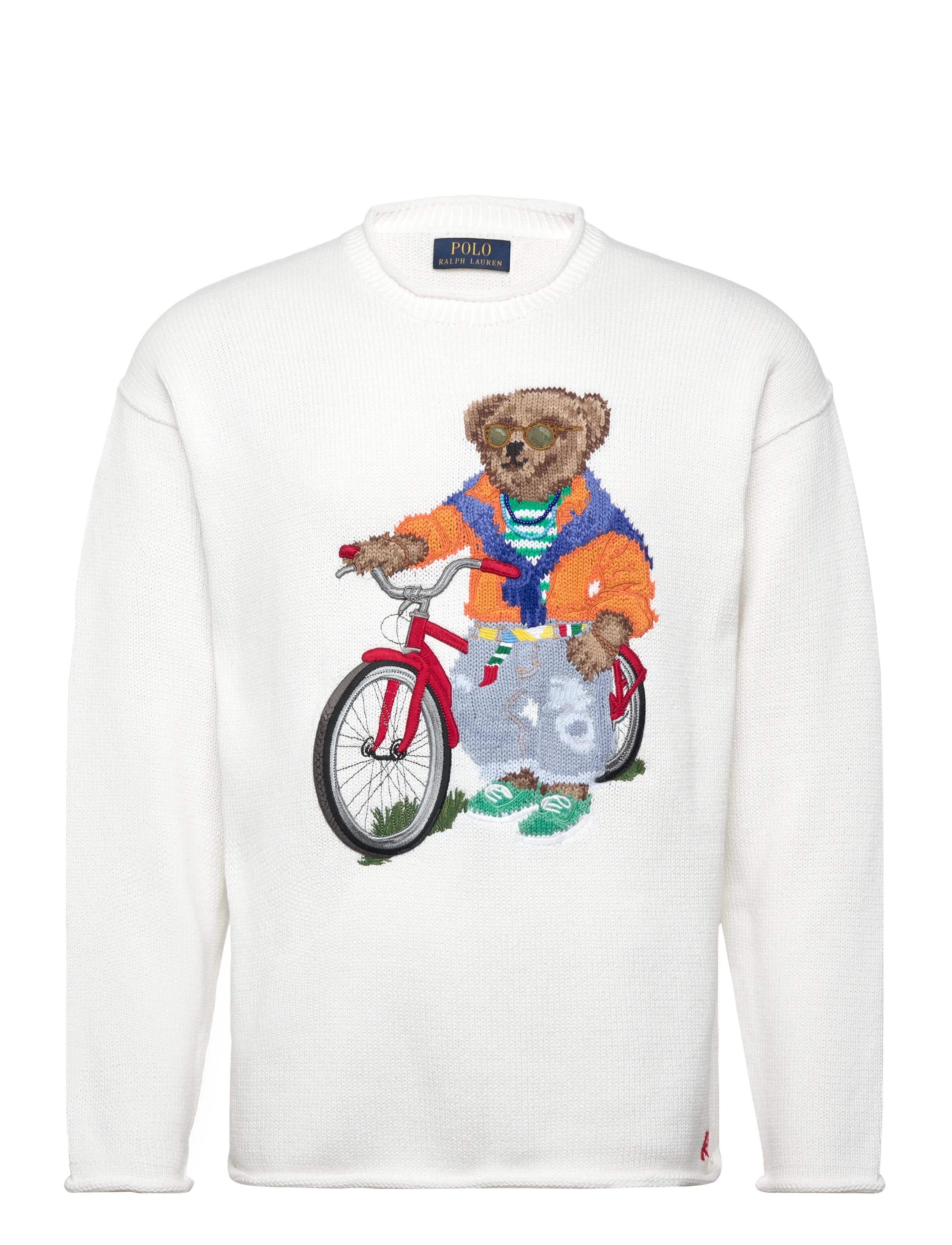 Polo Ralph Lauren Polo Bear Cotton Rollneck Sweater - New arrivals - DECKWASH WHITE / white