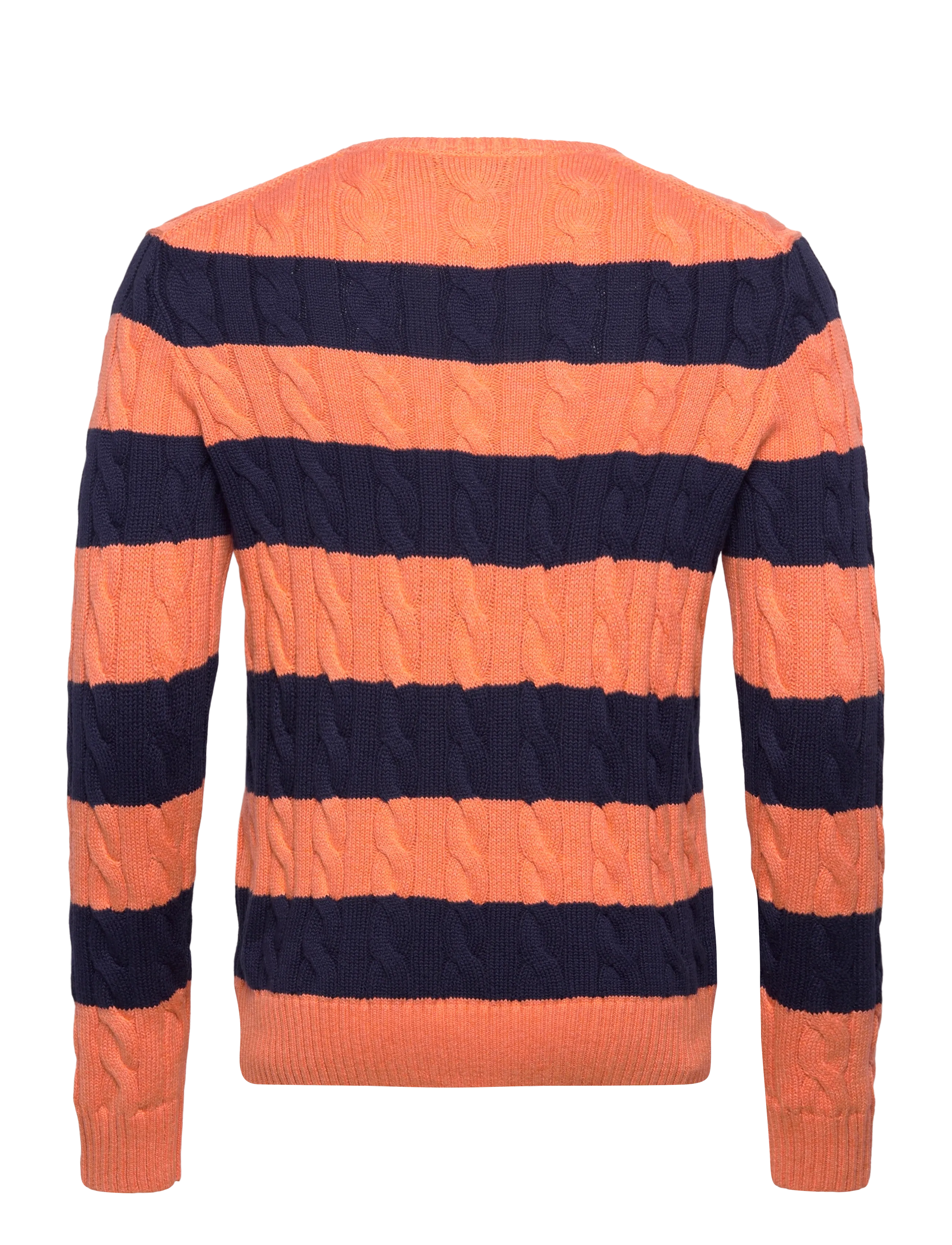 Polo Ralph Lauren - 5/1 ROVING COTTON-SWEATER-PULLOVER - rundhals - orange navy combo - 1