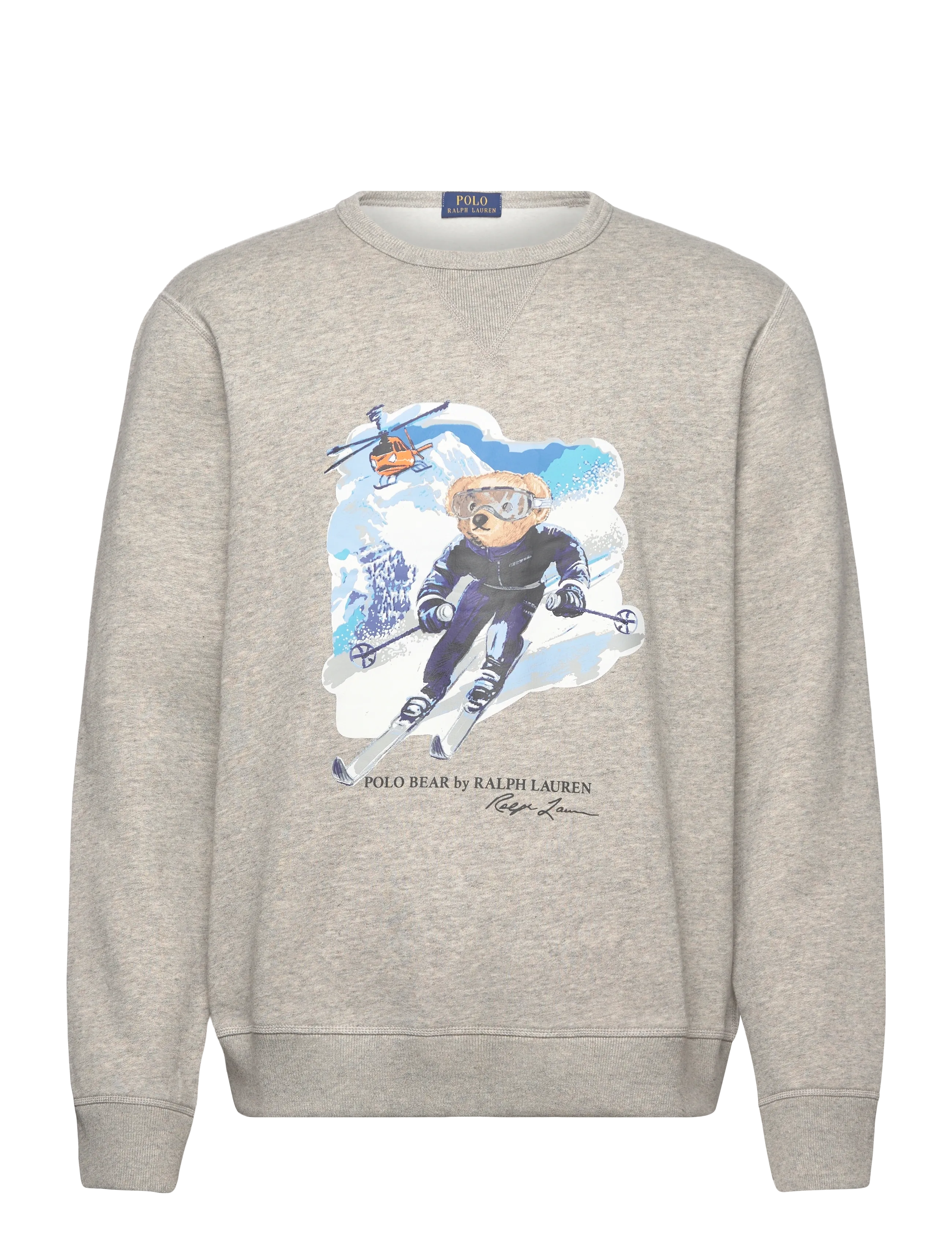 Polo Ralph Lauren SEASONAL FLEECE-KNT-SWEATSHIRT - Ralph Lauren - LOFT HEATHER/ACTI / grey