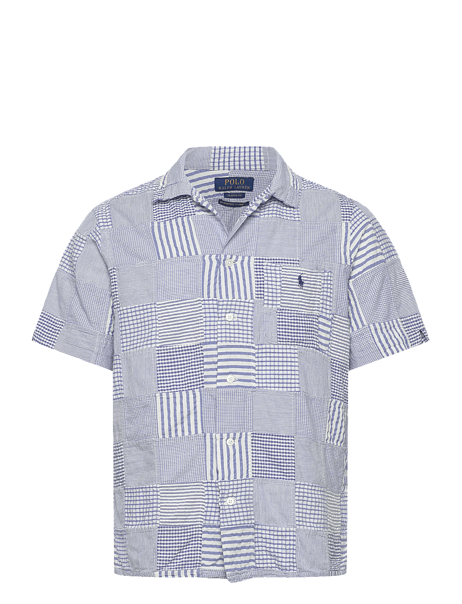 Polo Ralph Lauren - 40/1 SEERSUCKER-WVN-SHIRT - casual hemden - 7149 patchwork bl - 0