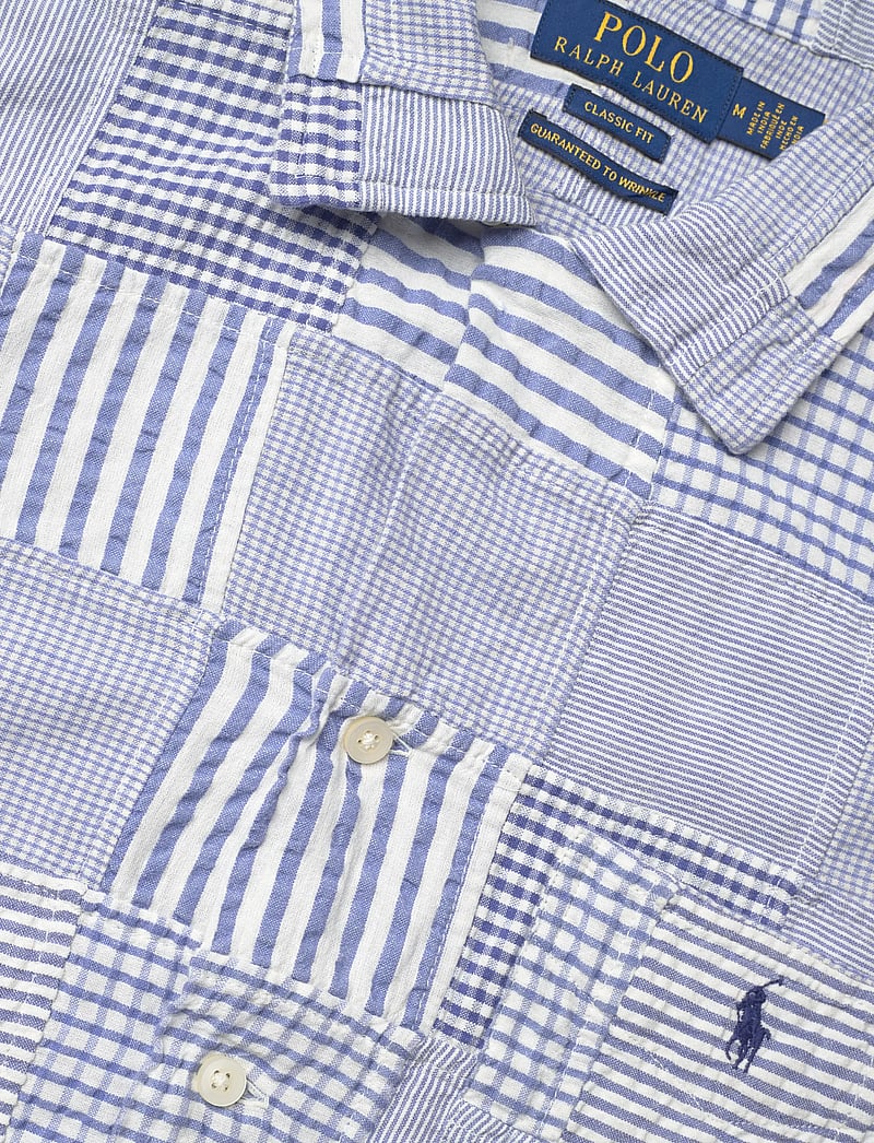 Polo Ralph Lauren - 40/1 SEERSUCKER-WVN-SHIRT - mönstrade skjortor - 7149 patchwork bl - 3