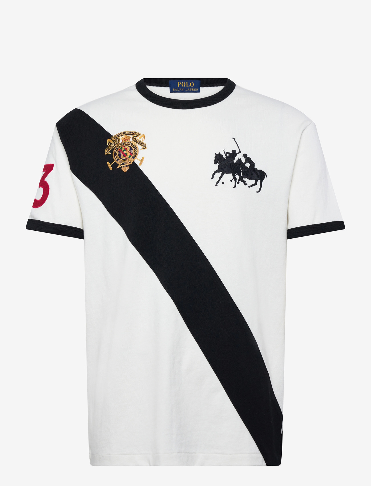 Polo Ralph Lauren - Classic Fit Jersey Graphic T-Shirt - lühikeste varrukatega t-särgid - nevis/polo black - 0