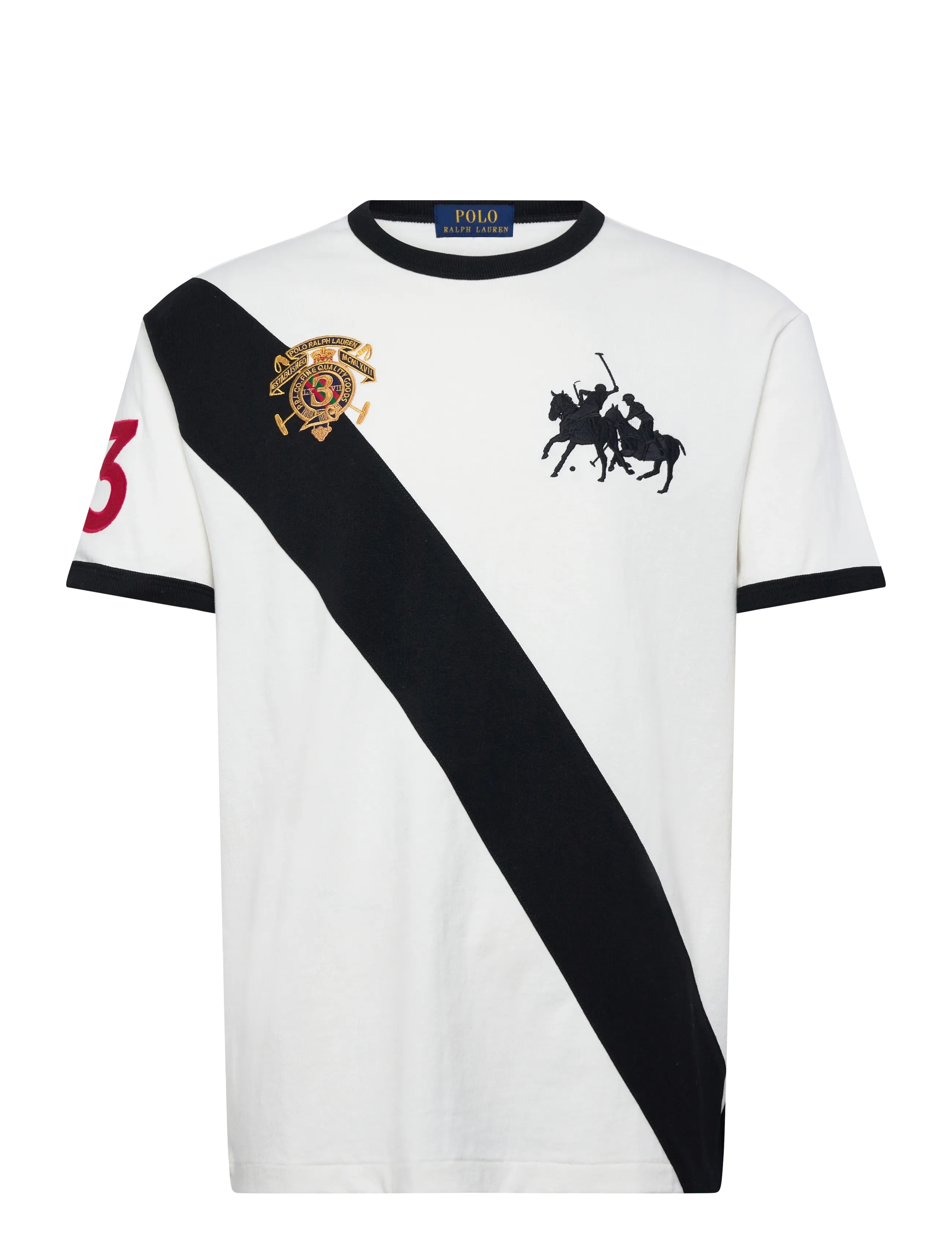 Classic Fit Jersey Graphic T-Shirt - NEVIS/POLO BLACK