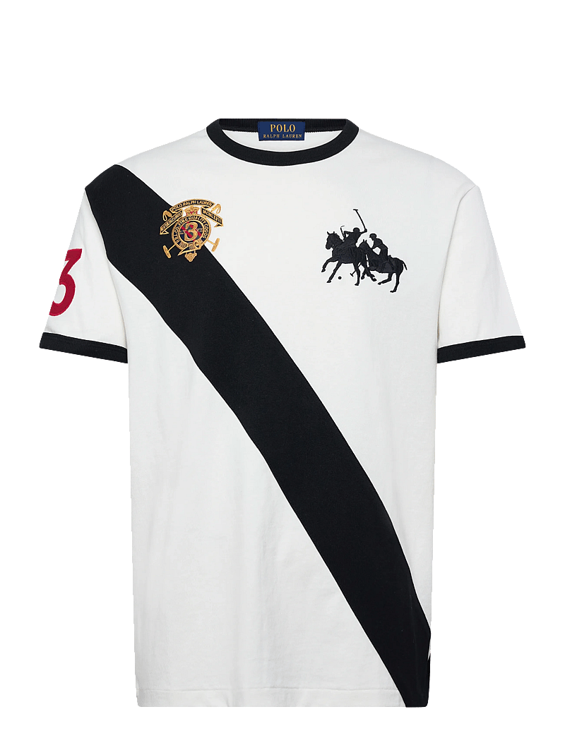 Polo Ralph Lauren - Classic Fit Jersey Graphic T-Shirt - lühikeste varrukatega t-särgid - nevis/polo black - 0