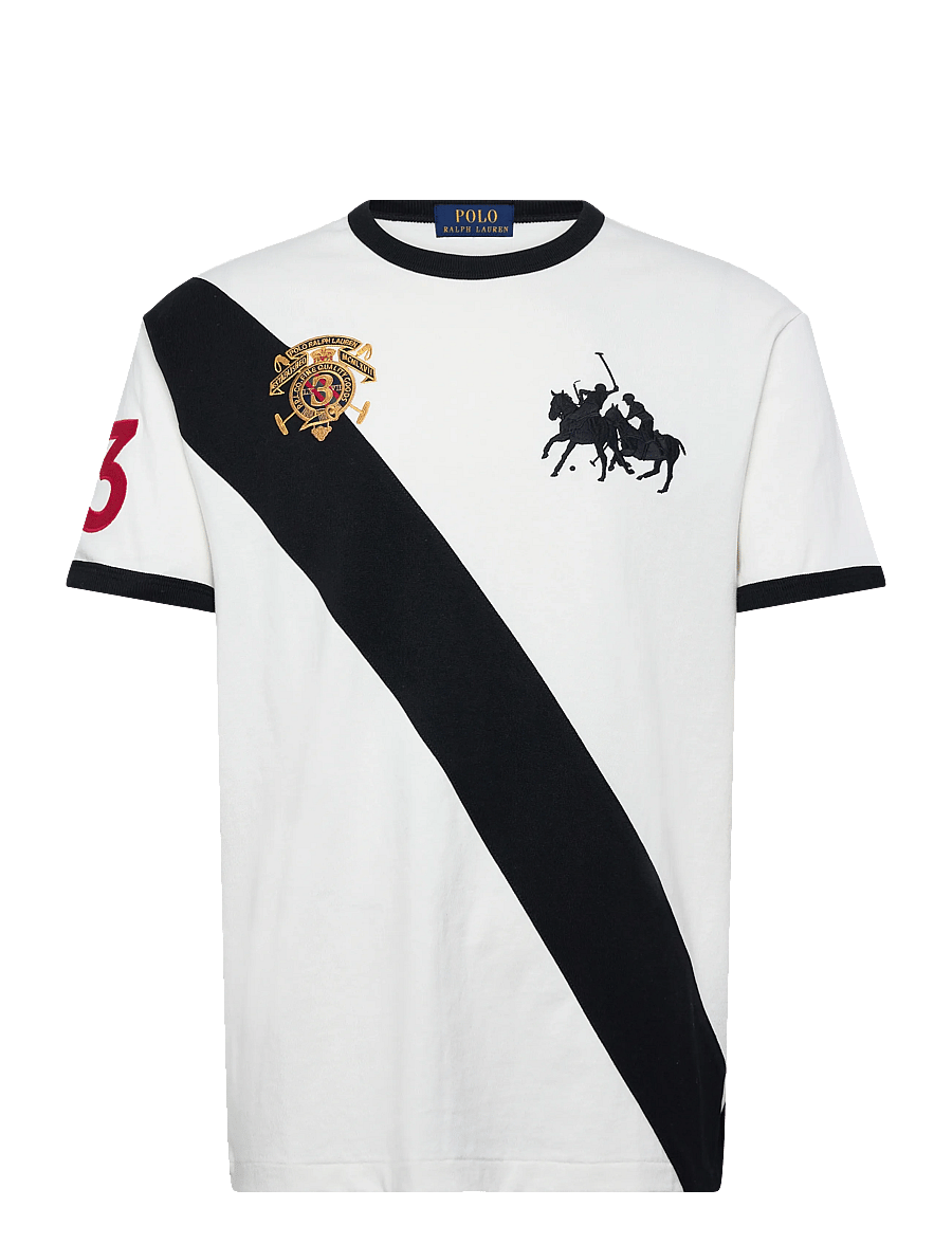Polo Ralph Lauren - Classic Fit Jersey Graphic T-Shirt - kurzärmelige t-shirts - nevis/polo black - 0
