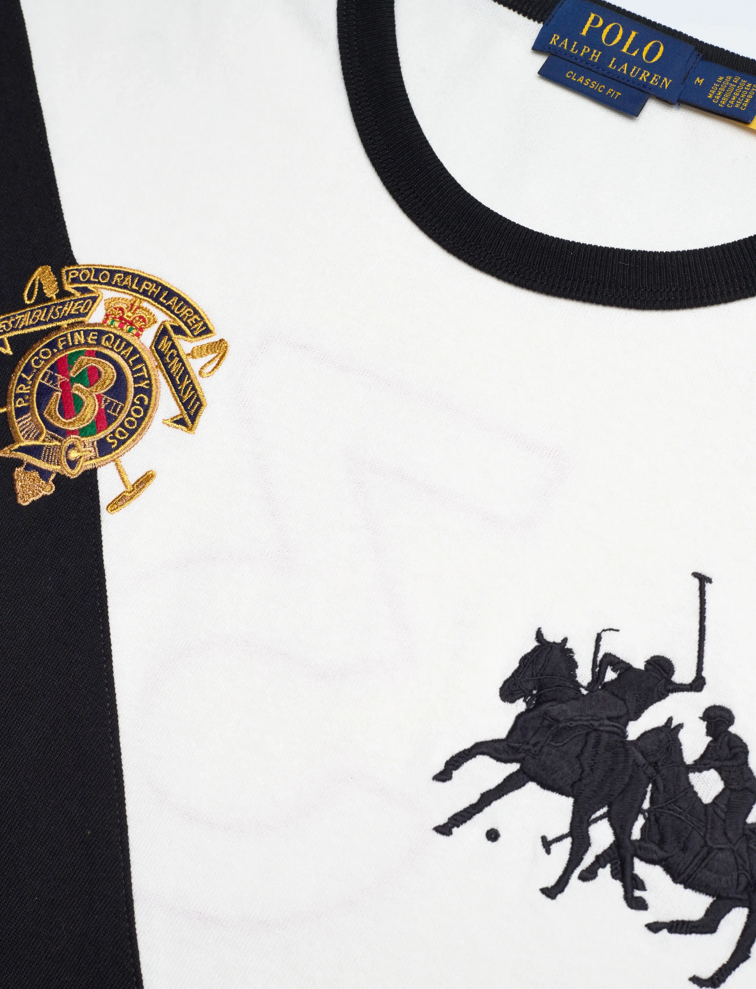 Polo Ralph Lauren - Classic Fit Jersey Graphic T-Shirt - stutterma bolir - nevis/polo black - 2