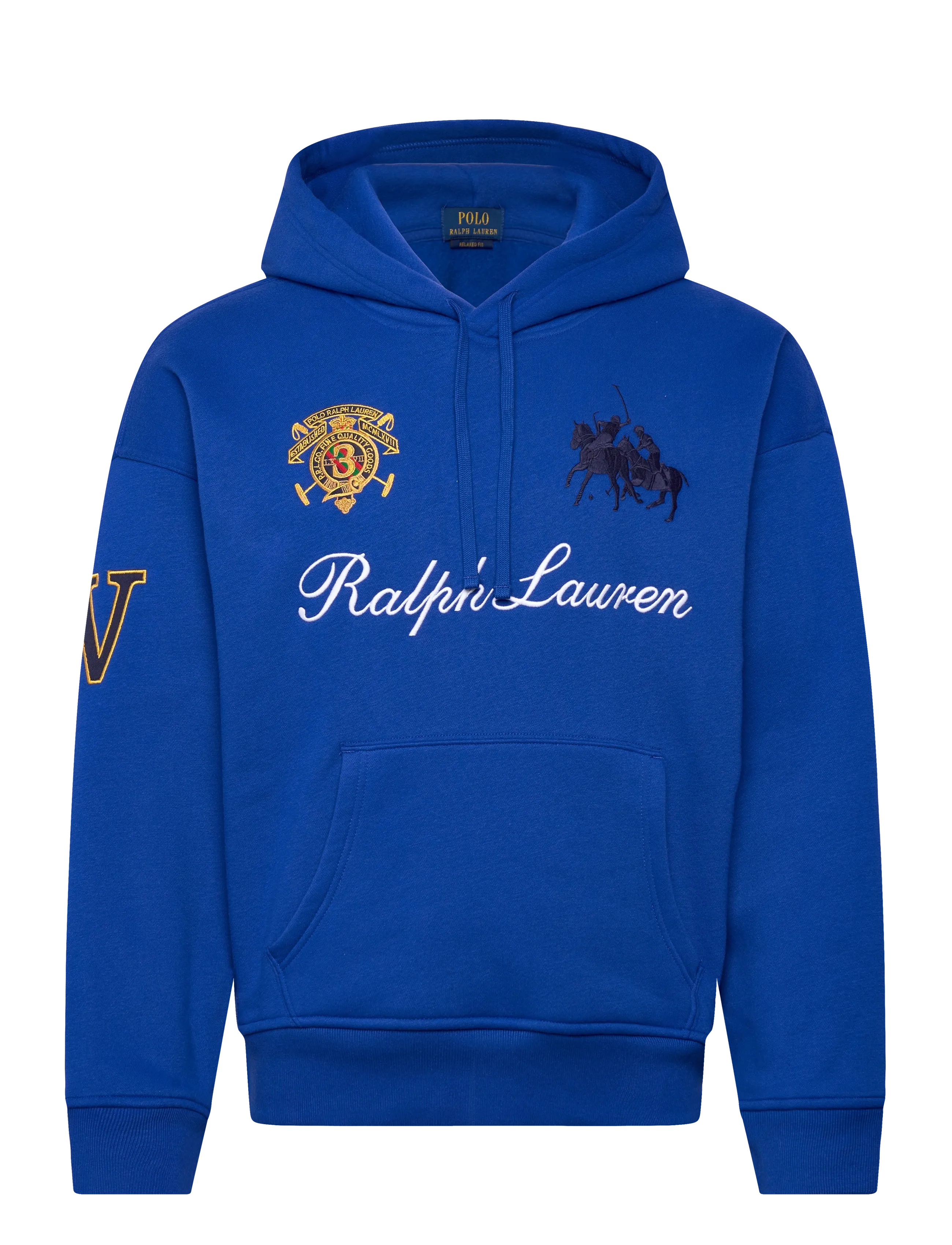 Polo Ralph Lauren Relaxed Fit Heavyweight Fleece Hoodie - Riided - NEW SAPPHIRE / blue