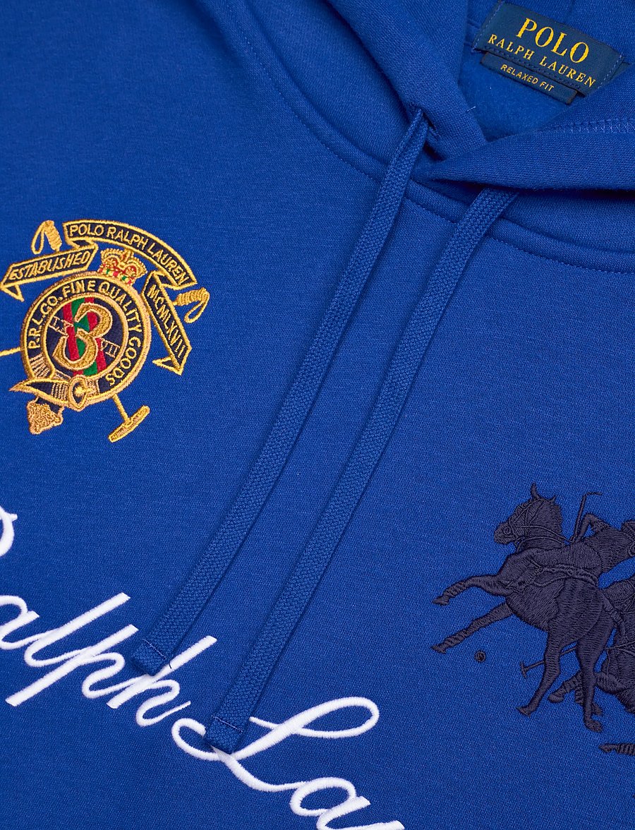 Polo Ralph Lauren - Relaxed Fit Heavyweight Fleece Hoodie - hoodies - new sapphire - 3