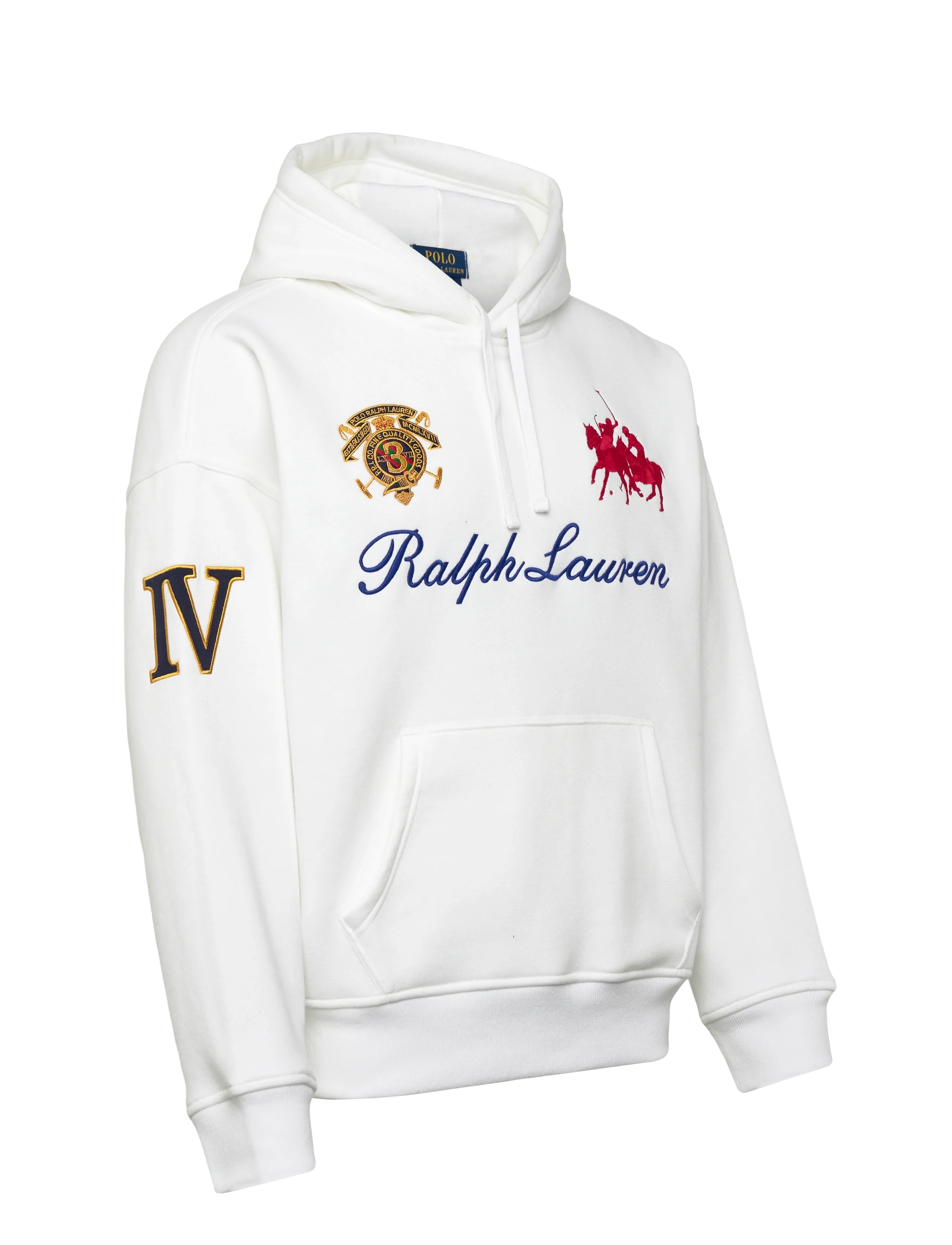 Polo Ralph Lauren - Relaxed Fit Heavyweight Fleece Hoodie - hoodies - white - 2