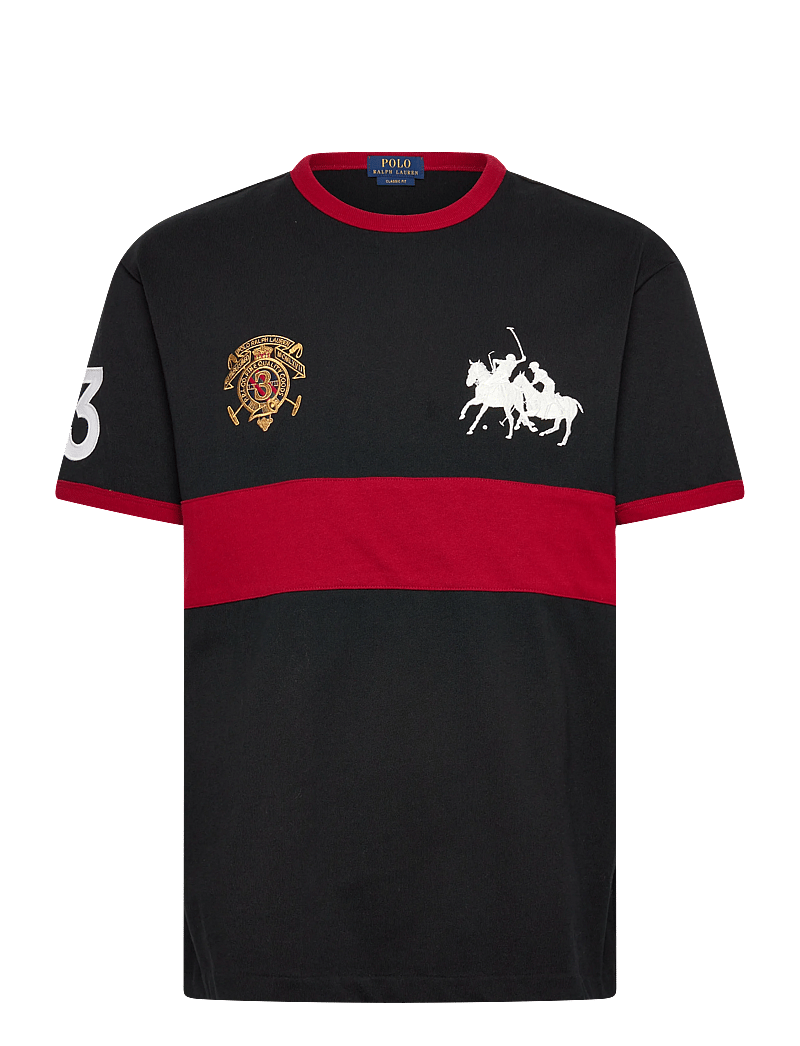 Polo Ralph Lauren - Classic Fit Jersey Graphic T-Shirt - t-shirts - polo black/sweet - 0