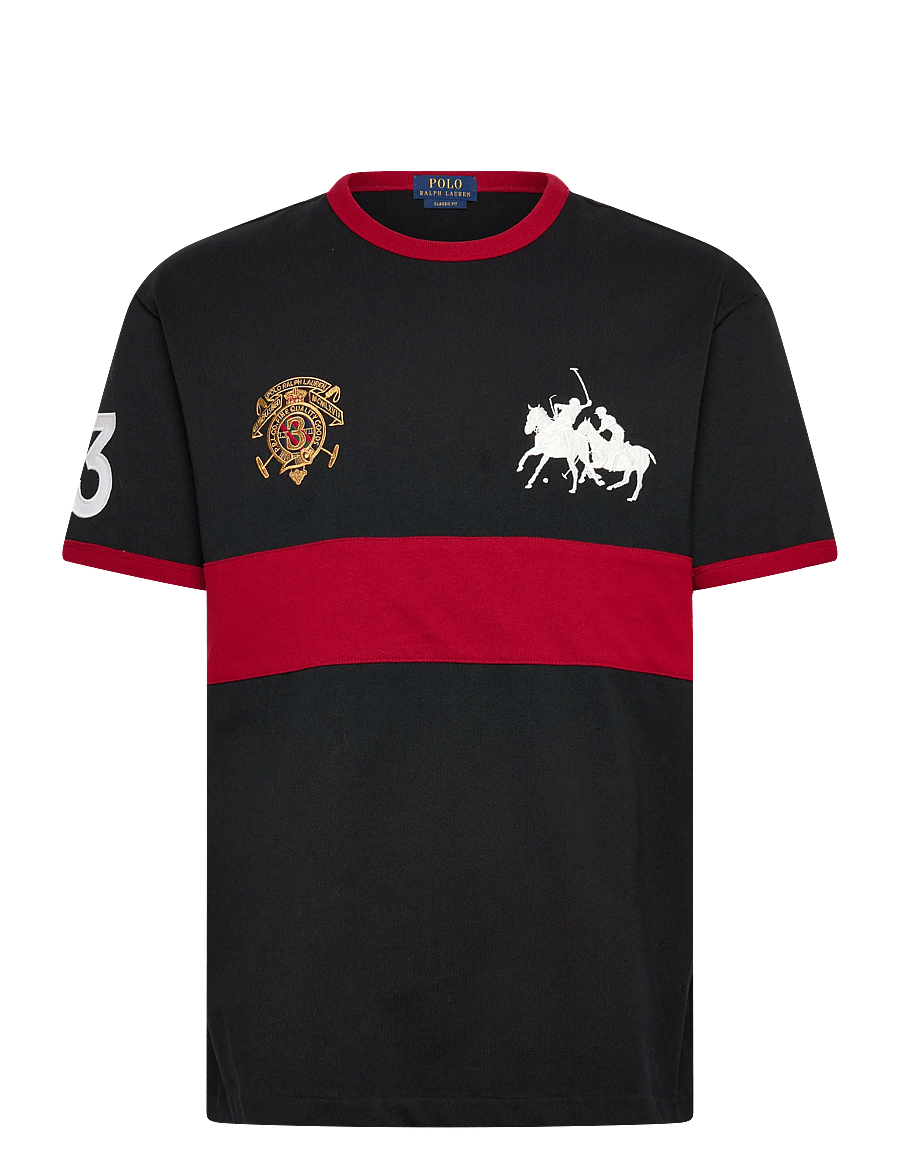 Polo Ralph Lauren - Classic Fit Jersey Graphic T-Shirt - kortærmede t-shirts - polo black/sweet - 0