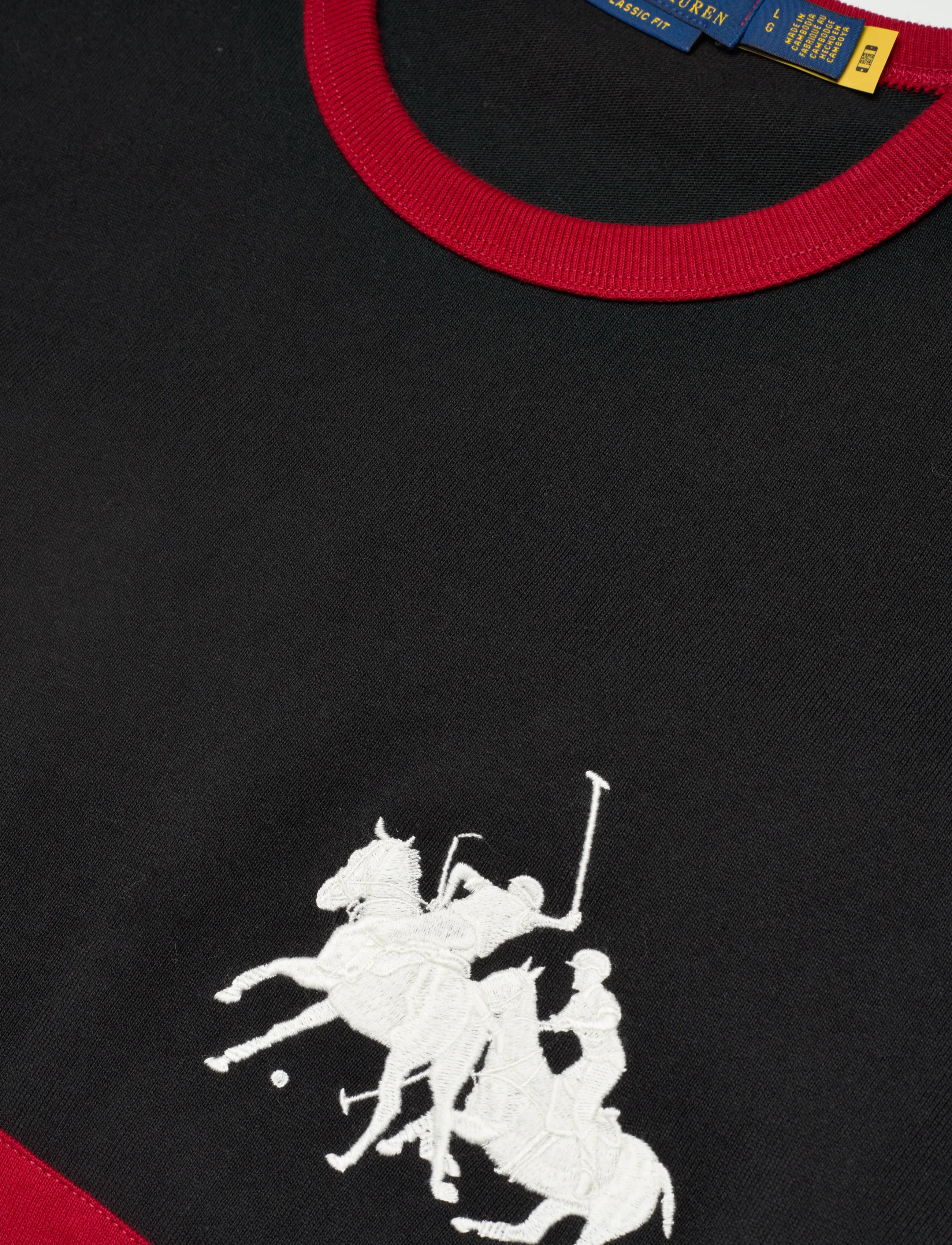 Polo Ralph Lauren - Classic Fit Jersey Graphic T-Shirt - kortærmede t-shirts - polo black/sweet - 2