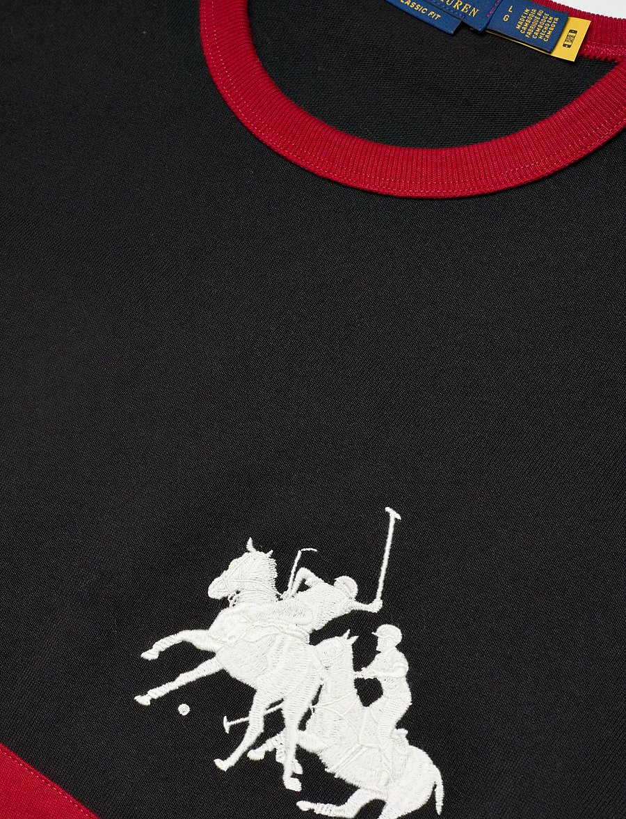 Polo Ralph Lauren - Classic Fit Jersey Graphic T-Shirt - kortærmede t-shirts - polo black/sweet - 2