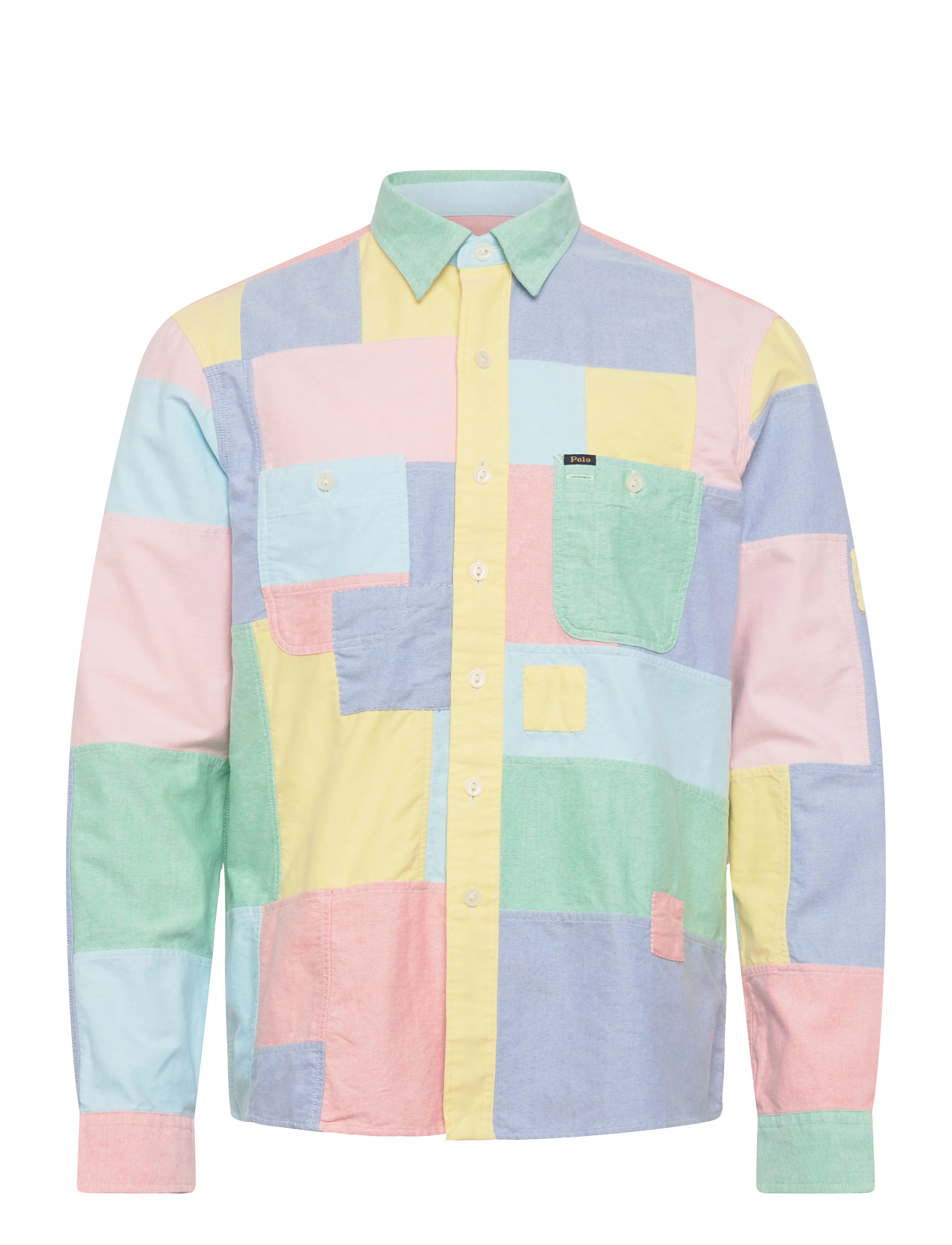 Polo Ralph Lauren CLASSIC OXFORD-WVN-SHIRT - Kleidung - 7142 MENDED FUNSH / multi