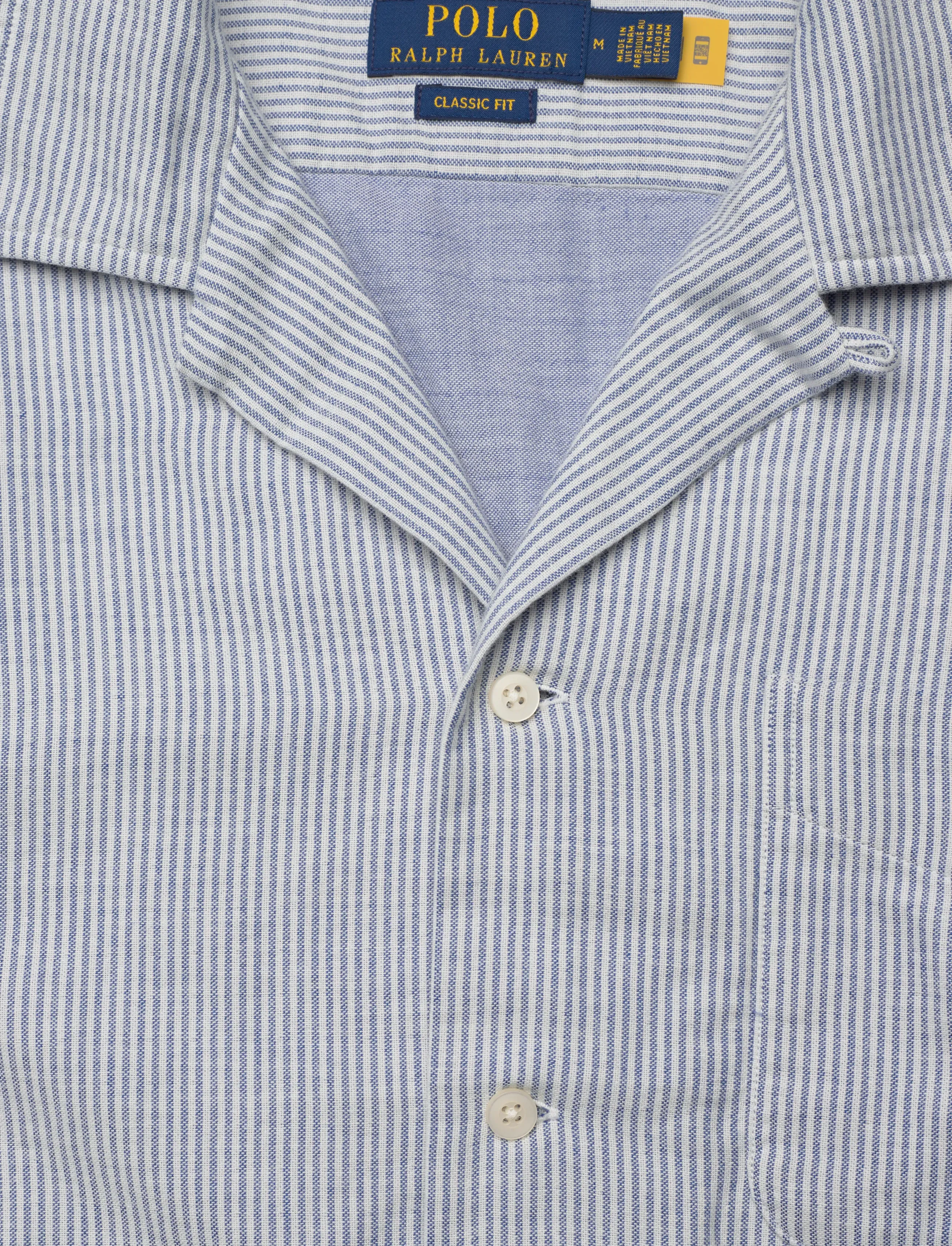Polo Ralph Lauren - 710B14249002 - stribede skjorter - 7202 blue cream - 2