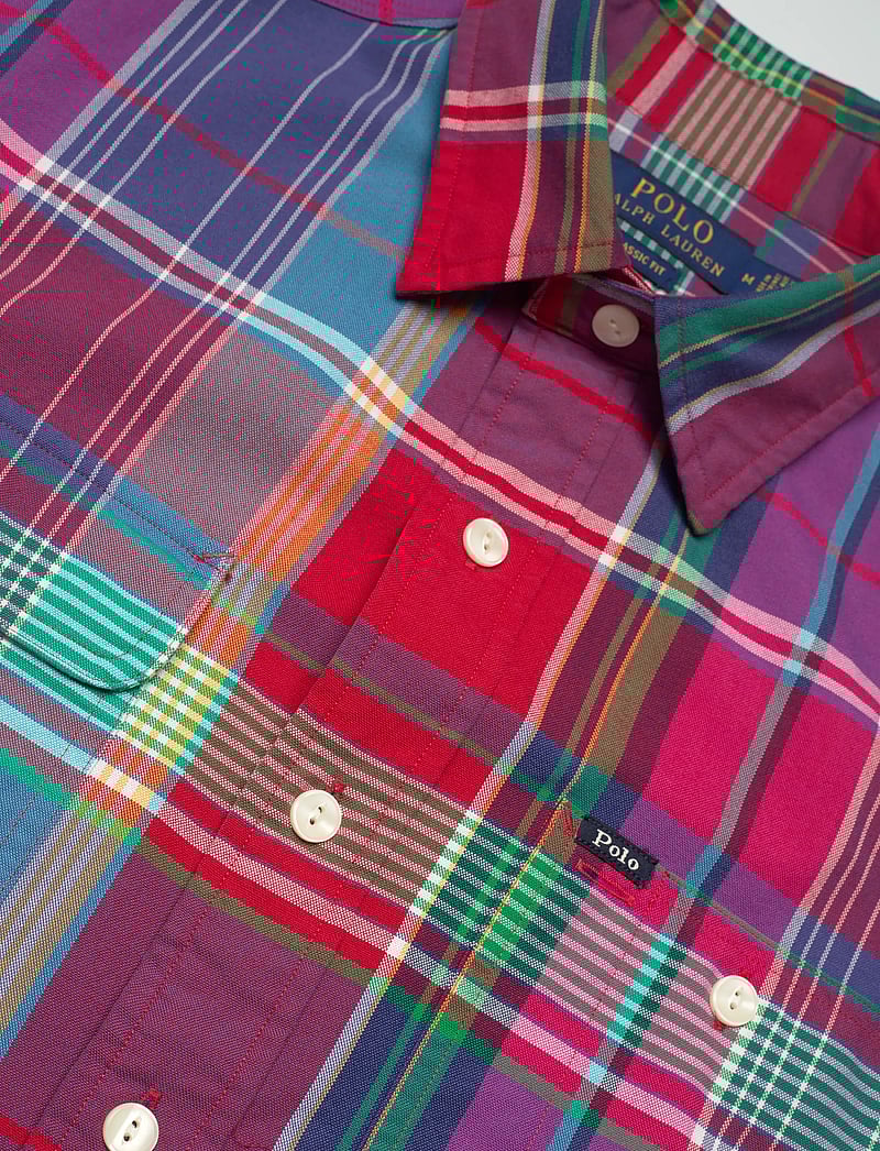 Polo Ralph Lauren - Classic Fit Plaid Oxford Workshirt - oxford-hemden - 6432 red blue mul - 3