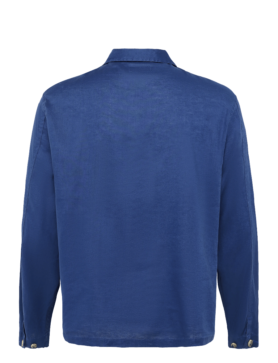 Polo Ralph Lauren - STRETCH LINEN-WVN-SHIRT - lininiai marškiniai - annapolis blue - 1