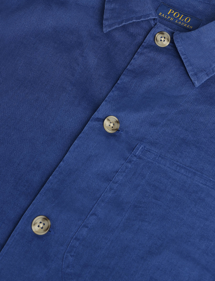 Polo Ralph Lauren - STRETCH LINEN-WVN-SHIRT - lininiai marškiniai - annapolis blue - 2