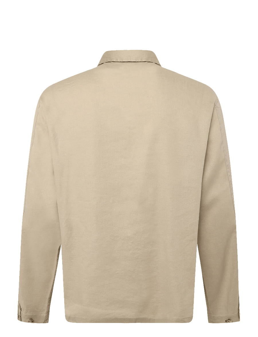 Polo Ralph Lauren - STRETCH LINEN-WVN-SHIRT - linneskjortor - coastal beige - 1