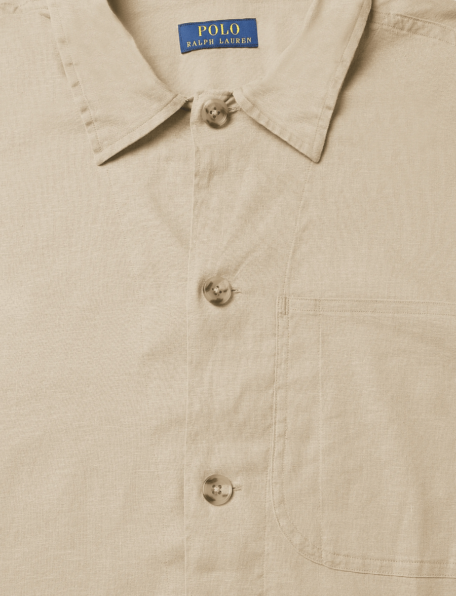 Polo Ralph Lauren - STRETCH LINEN-WVN-SHIRT - linneskjortor - coastal beige - 2