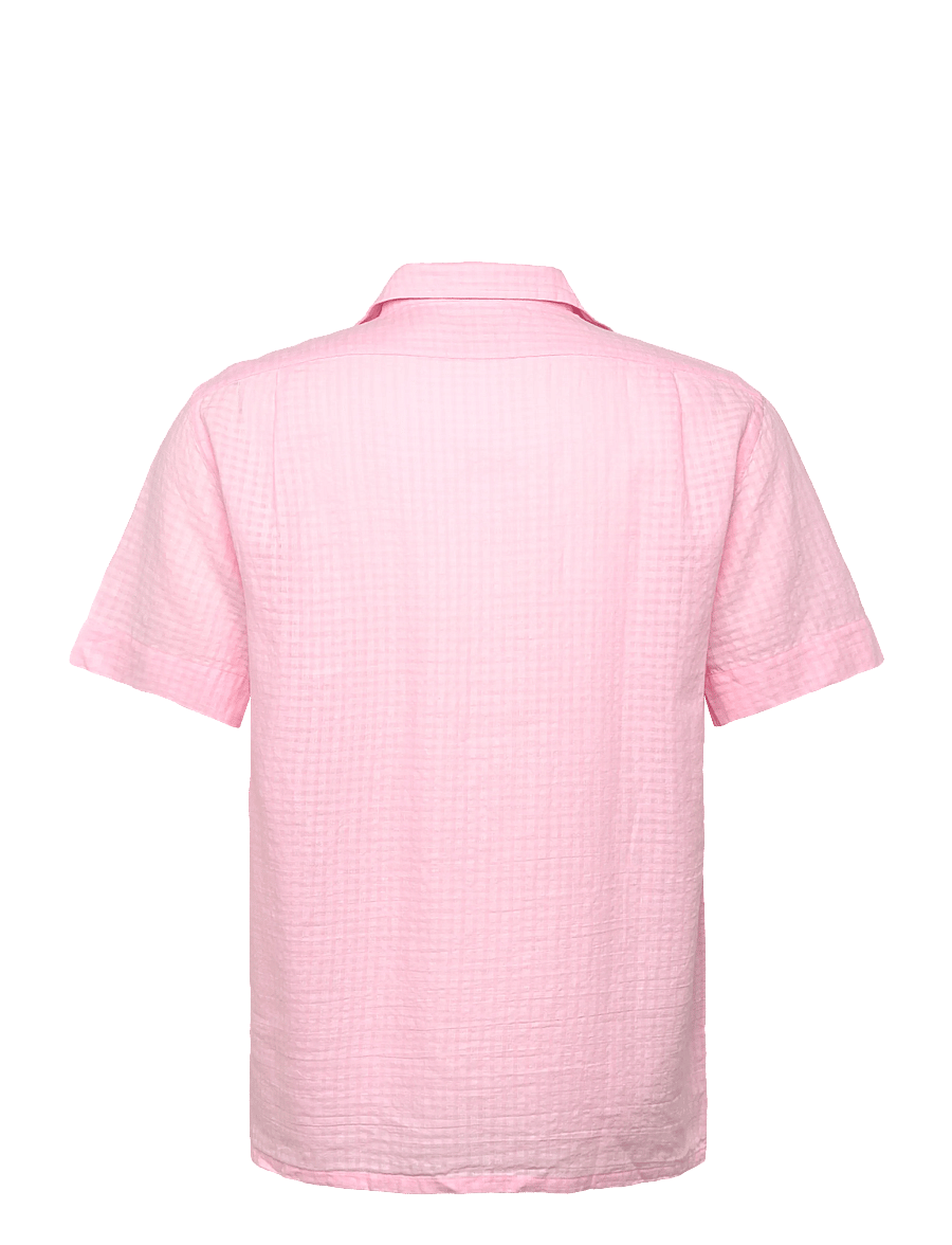 Polo Ralph Lauren - Classic Fit Linen-Blend Seersucker Shirt - leinenhemden - carmel pink - 2
