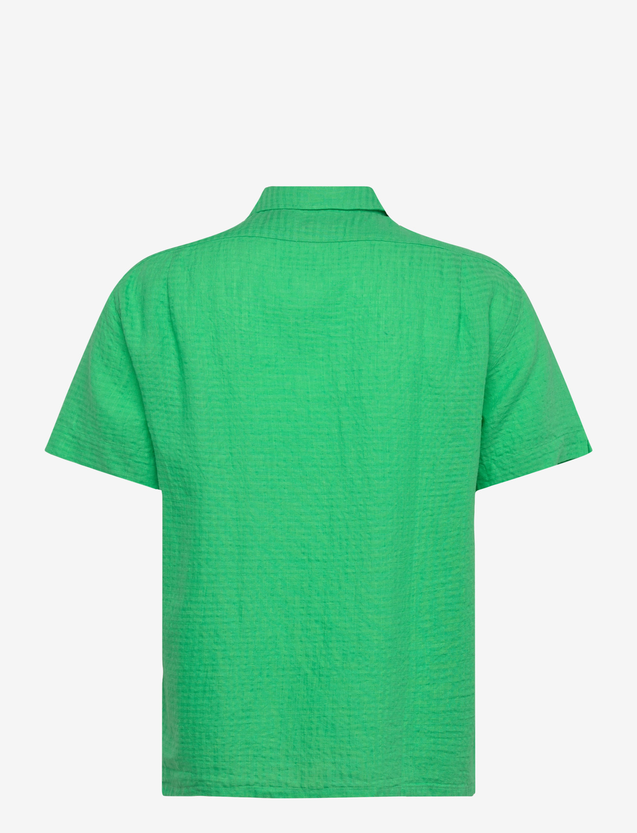 Polo Ralph Lauren - Classic Fit Linen-Blend Seersucker Shirt - leinenhemden - plato green - 1