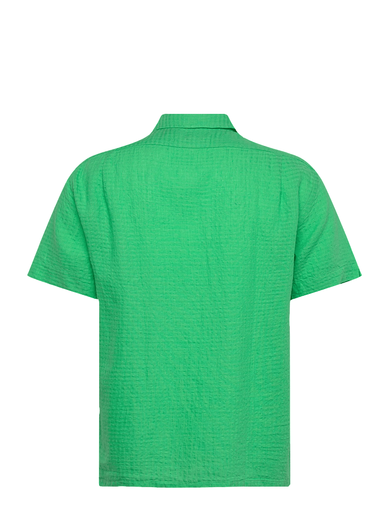 Polo Ralph Lauren - Classic Fit Linen-Blend Seersucker Shirt - leinenhemden - plato green - 1
