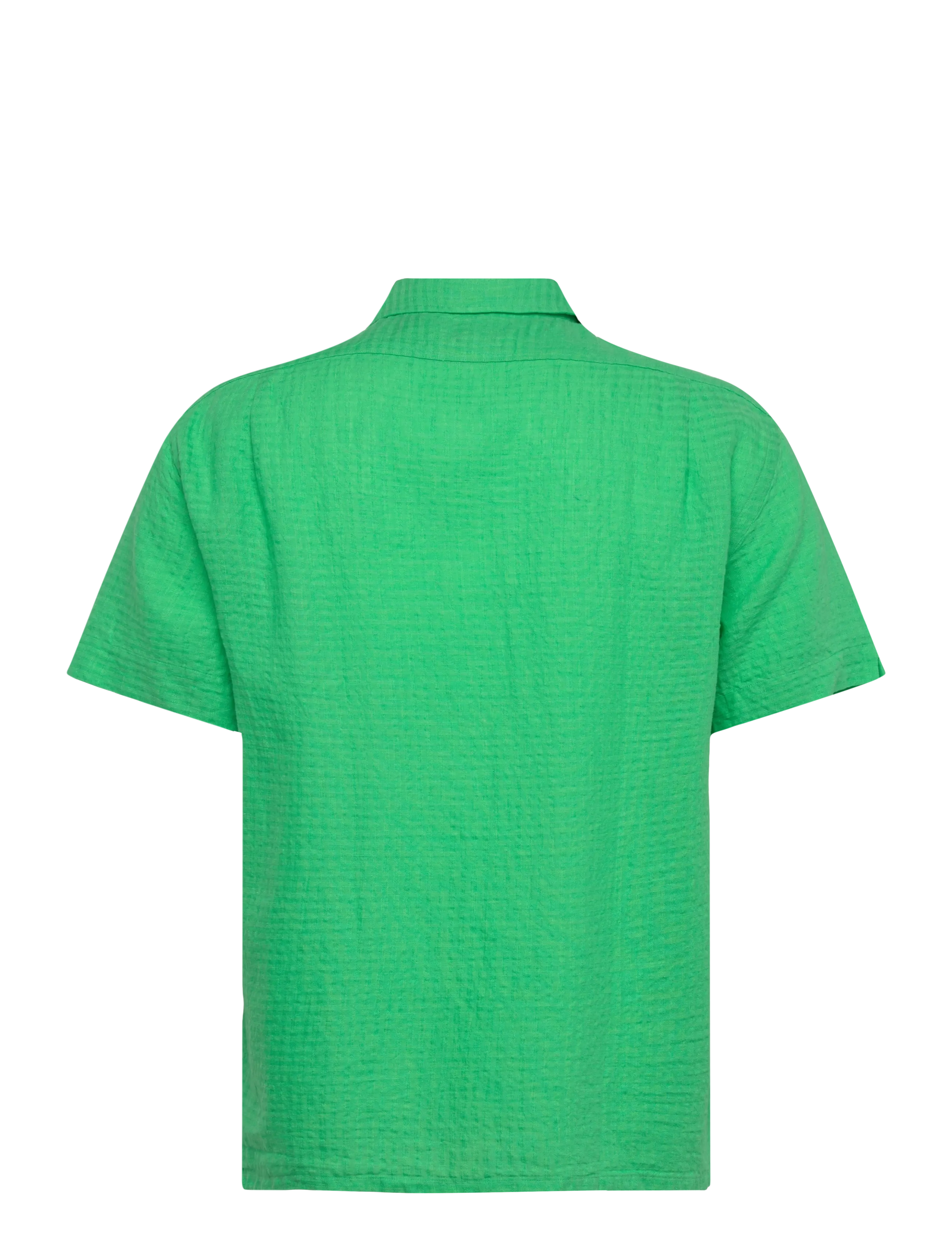 Polo Ralph Lauren - Classic Fit Linen-Blend Seersucker Shirt - hørskjorter - plato green - 1
