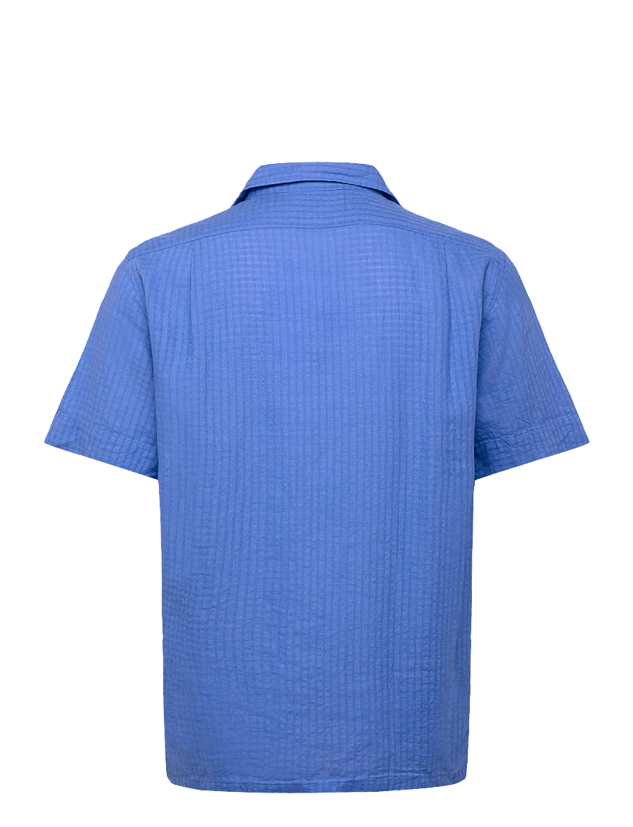 Polo Ralph Lauren - Classic Fit Linen-Blend Seersucker Shirt - leinenhemden - scottsdale blue - 1