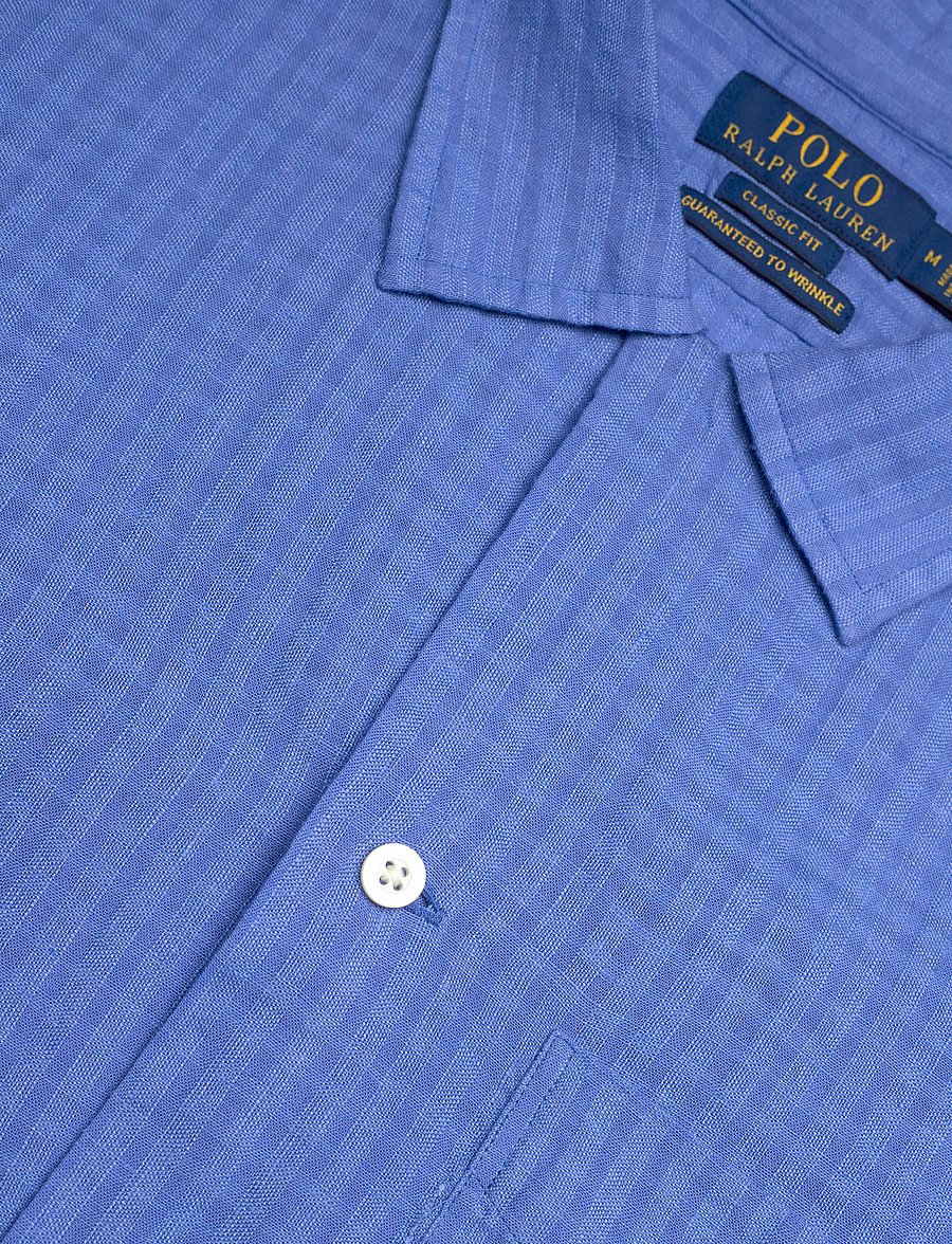 Polo Ralph Lauren - Classic Fit Linen-Blend Seersucker Shirt - leinenhemden - scottsdale blue - 3